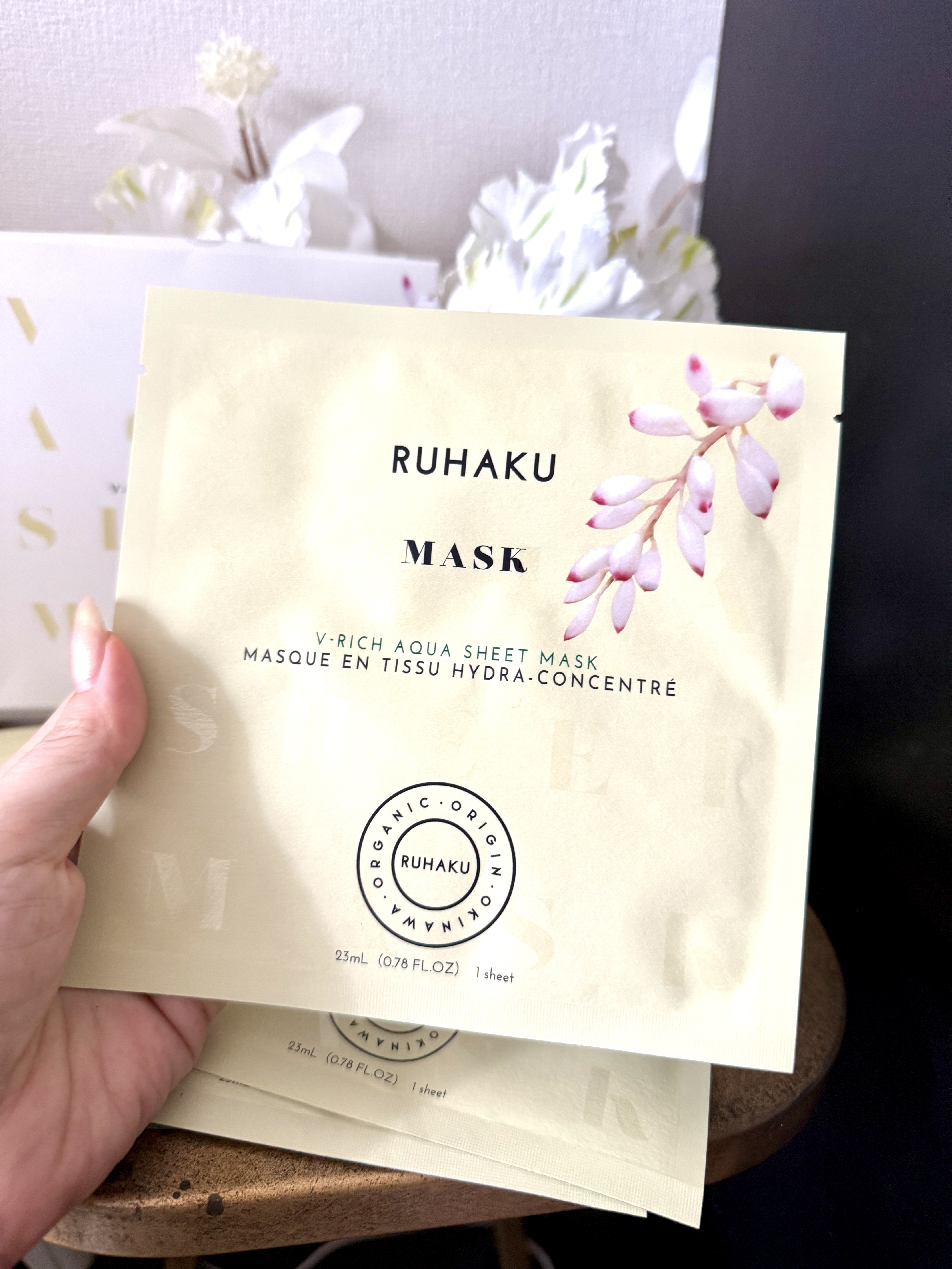 琉白　Vリッチアクアシートマスク/琉白(ルハク)/シートマスク・パックを使ったクチコミ（2枚目）
