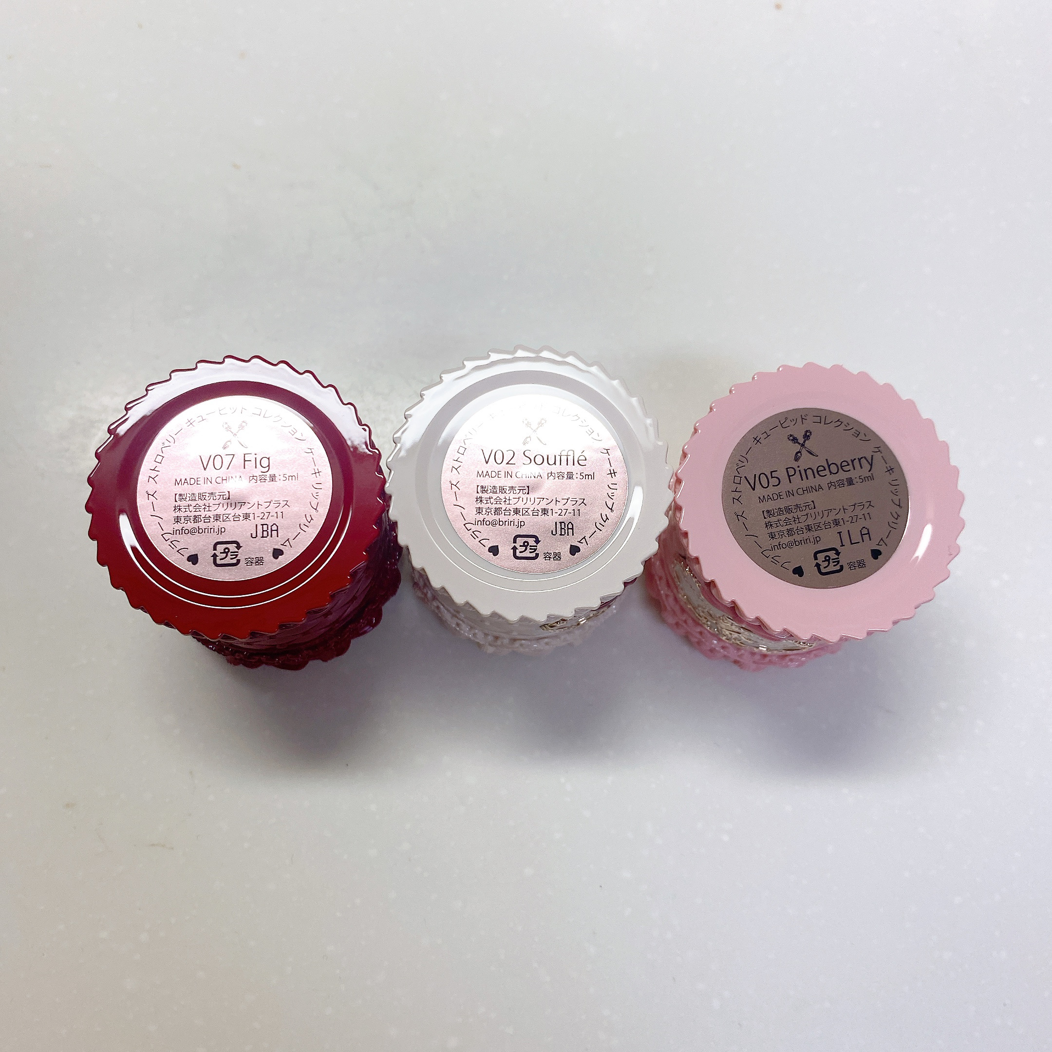 ストロベリーキューピッドコレクション ケーキリップクリーム/FlowerKnows/口紅を使ったクチコミ（2枚目）