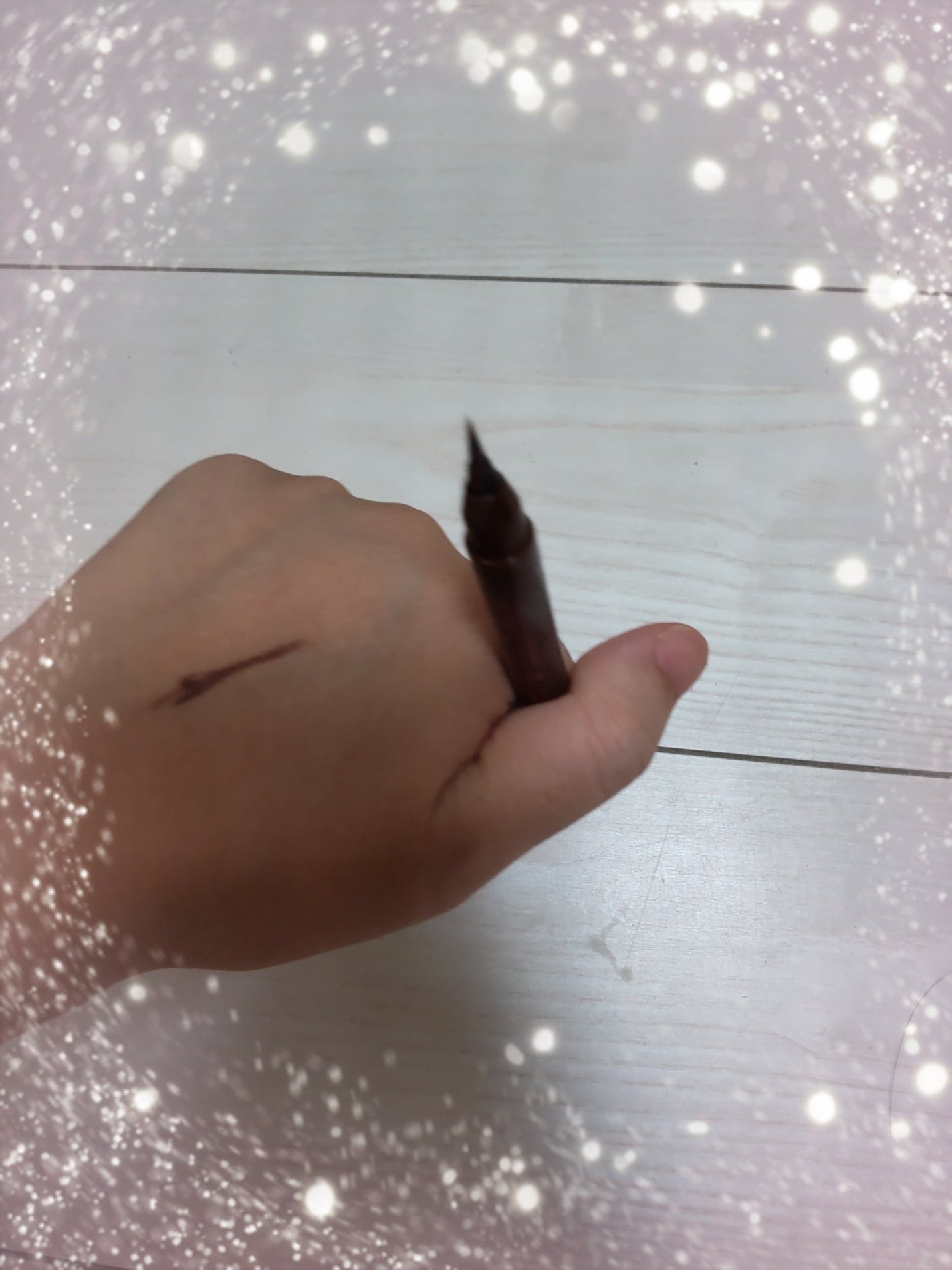 お化粧ふでぺん 目元用 細筆/くれ竹 /リキッドアイライナーを使ったクチコミ(3枚目)