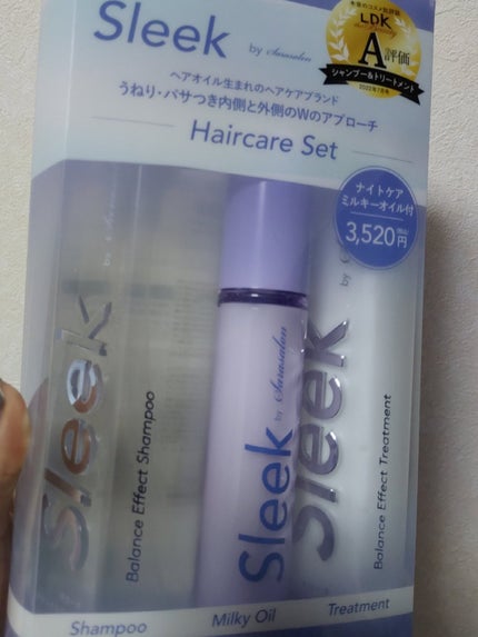 バランスエフェクトシャンプー/トリートメント/スリーク by サラサロン/市販シャンプーを使ったクチコミ(1枚目)