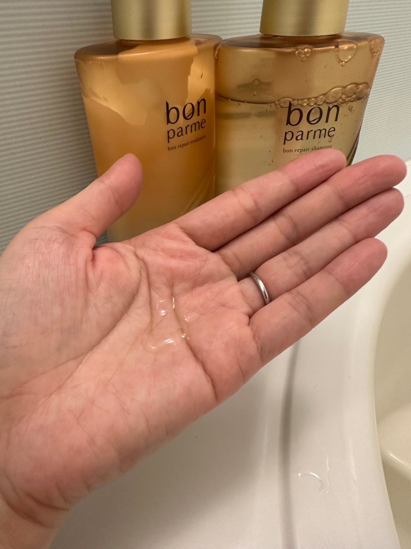 ボンリペア シャンプー/トリートメント/bonparme/シャンプー・コンディショナーを使ったクチコミ(2枚目)