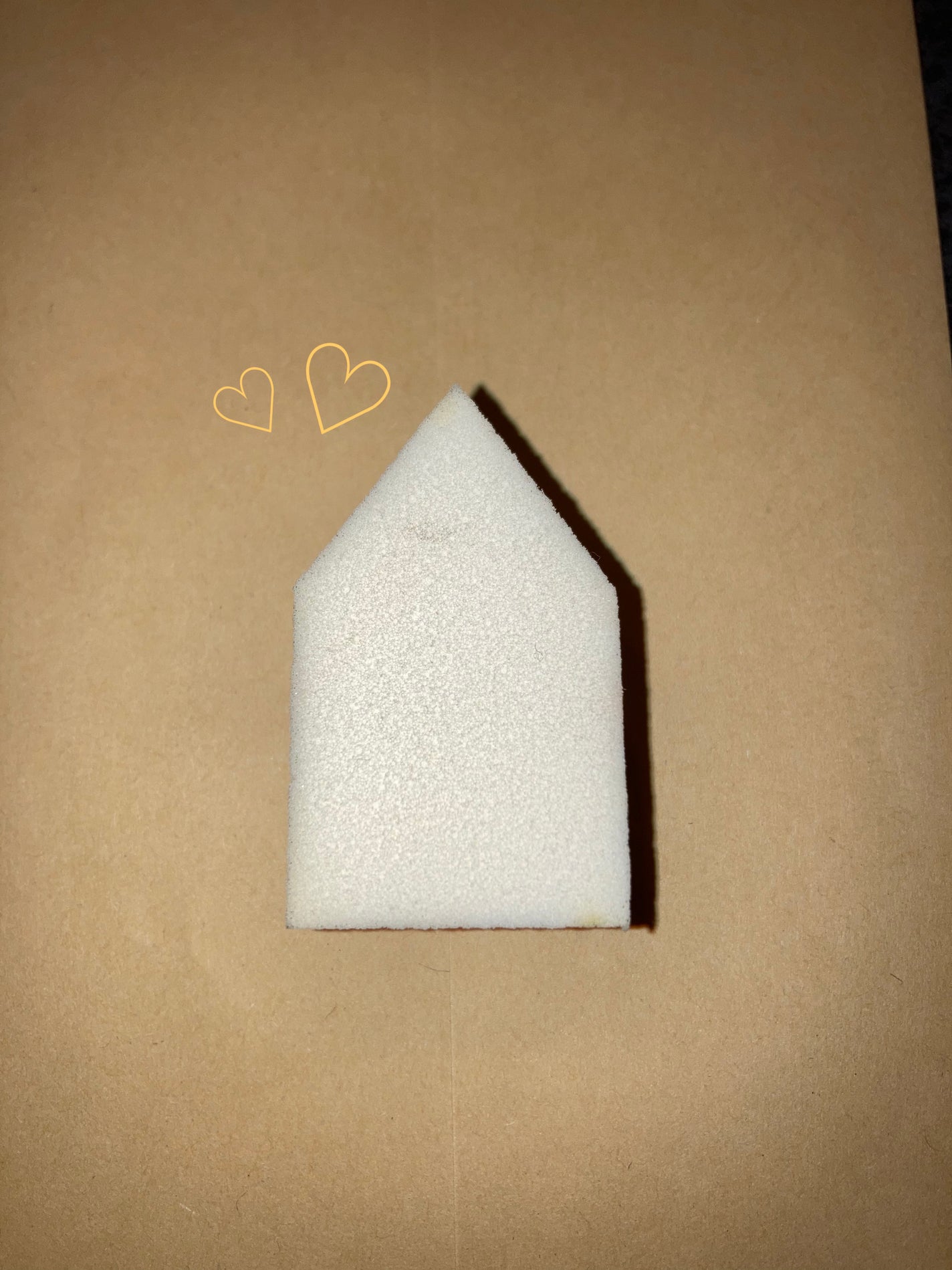 バリュースポンジN ハウス型タイプS 30P/ロージーローザ/パフ・スポンジを使ったクチコミ(1枚目)