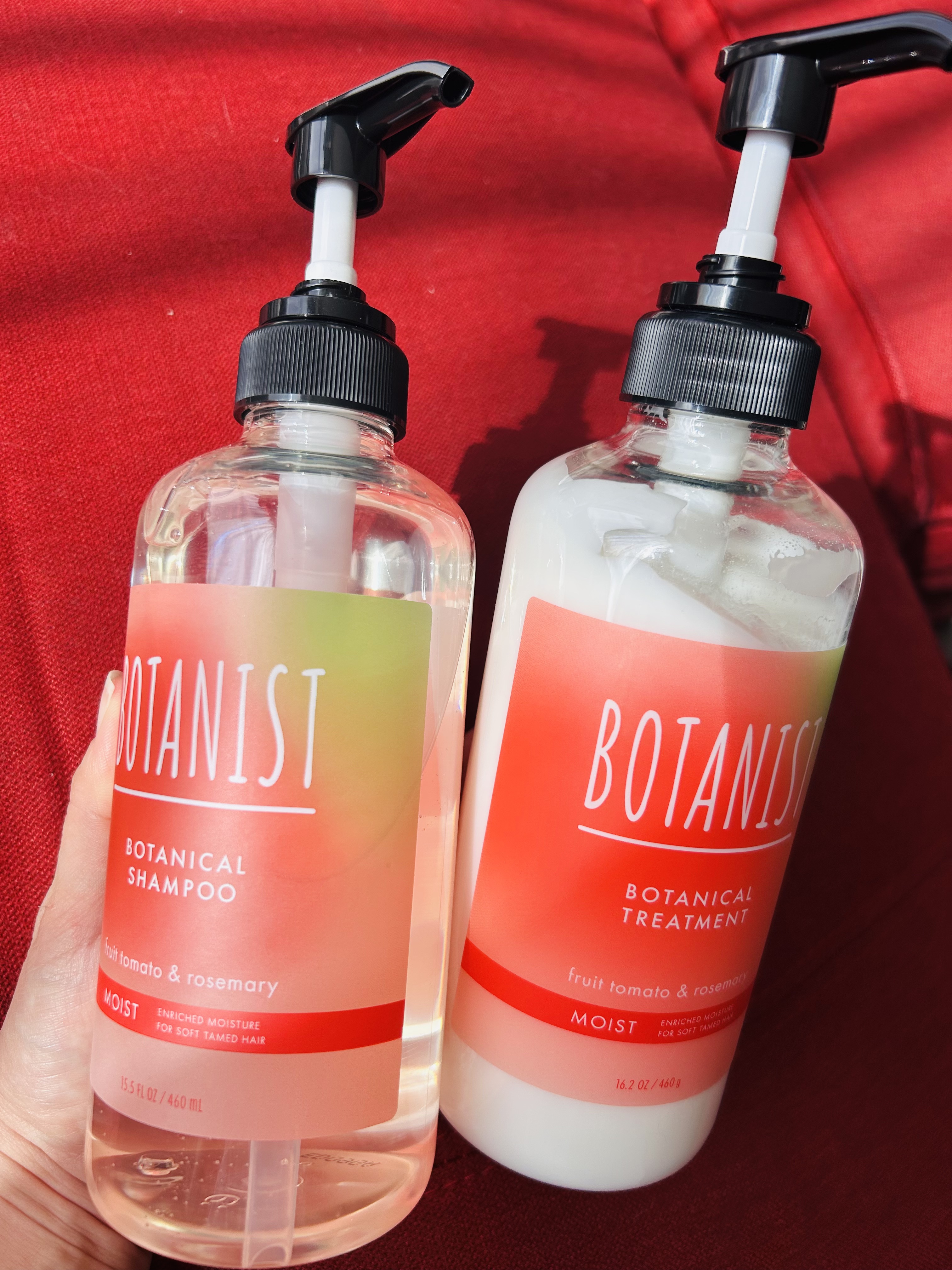 ボタニカルシャンプー/トリートメント（モイスト）フルーツトマト＆ローズマリーの香り ボタニカルシャンプー　モイスト　フルーツトマト＆ローズマリーの香り/BOTANIST/シャンプー・コンディショナーを使ったクチコミ（1枚目）