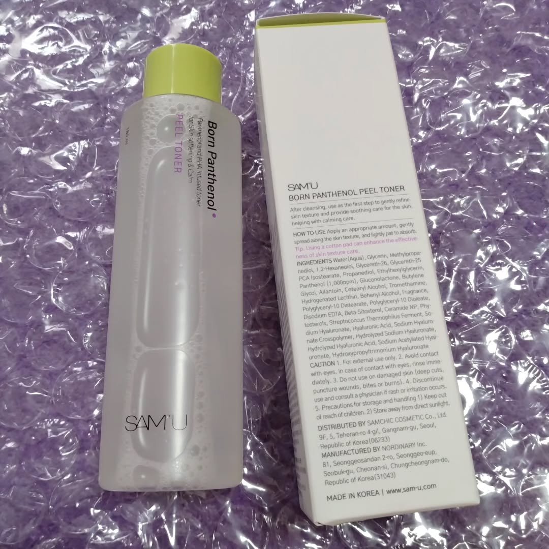 ボーンパンテノールピールトナー/SAM'U/化粧水を使ったクチコミ（2枚目）