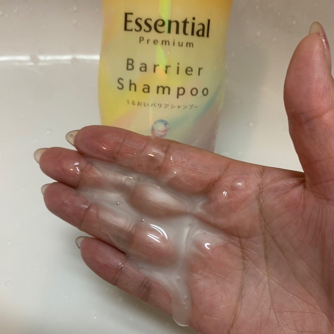 エッセンシャルプレミアム バリアシャンプー・コンディショナー スパークルモイスト/エッセンシャル/市販シャンプーを使ったクチコミ(3枚目)