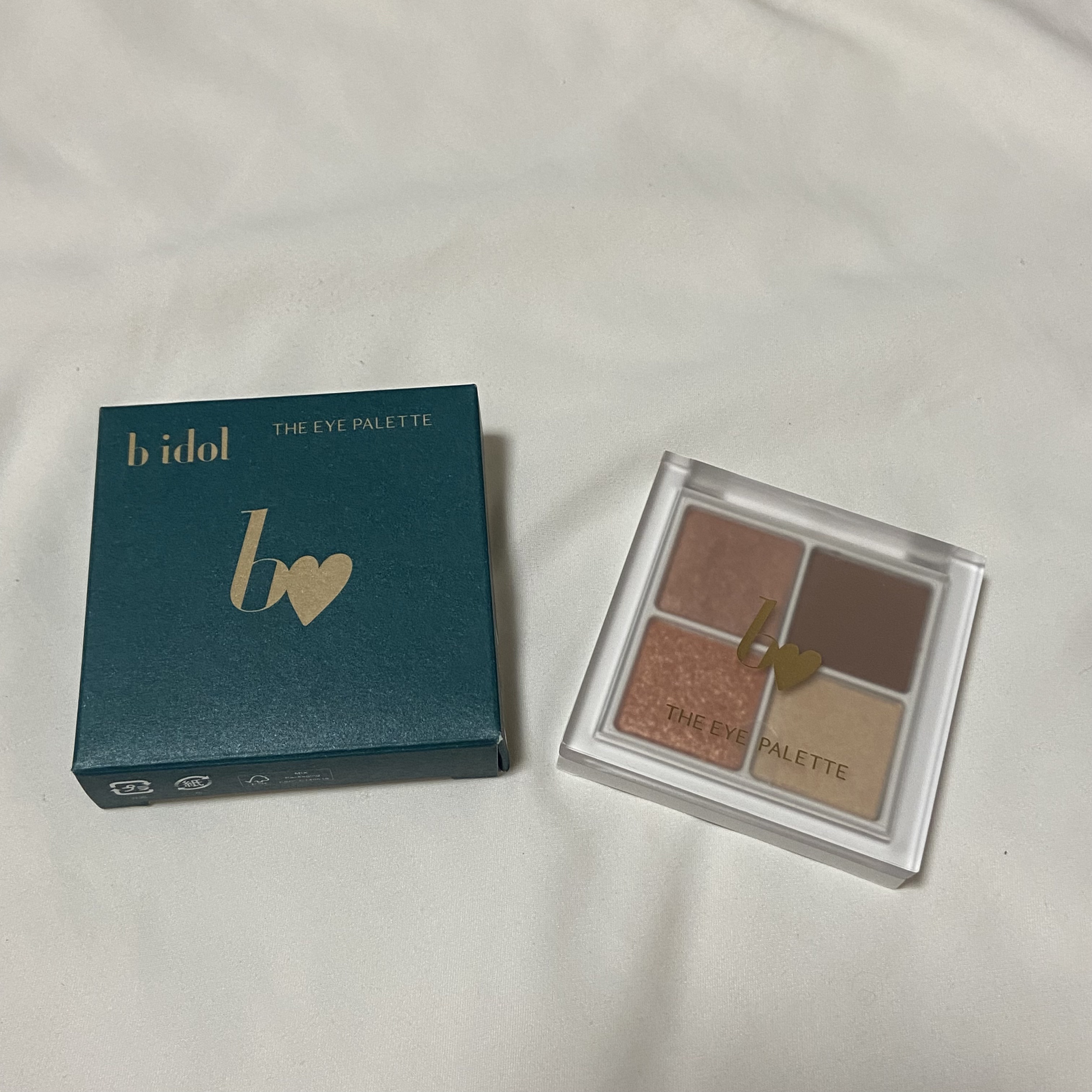 THE アイパレR/b idol/アイシャドウパレットを使ったクチコミ（2枚目）