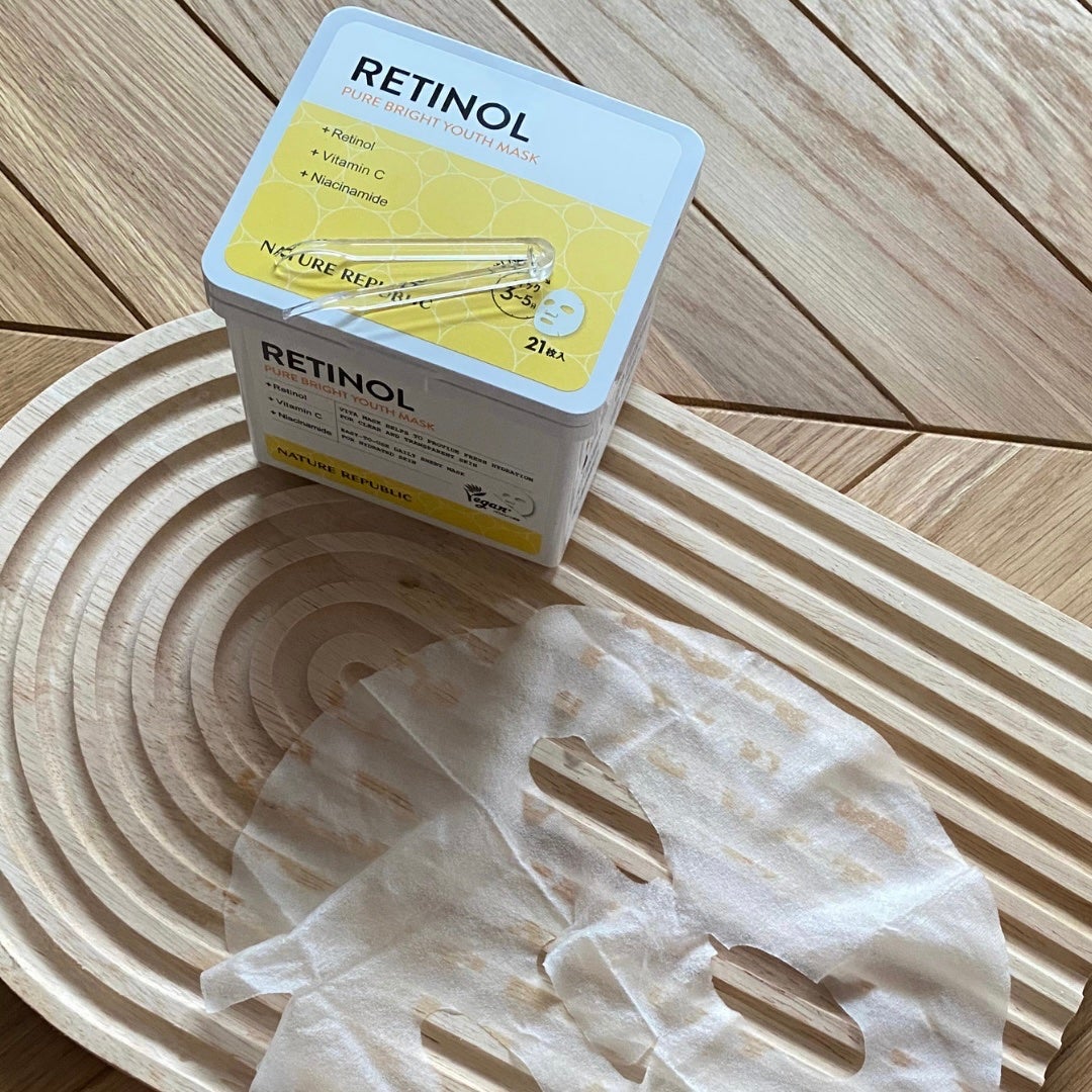 キューブマスク レチノール/ネイチャーリパブリック/シートマスク・パックを使ったクチコミ(2枚目)