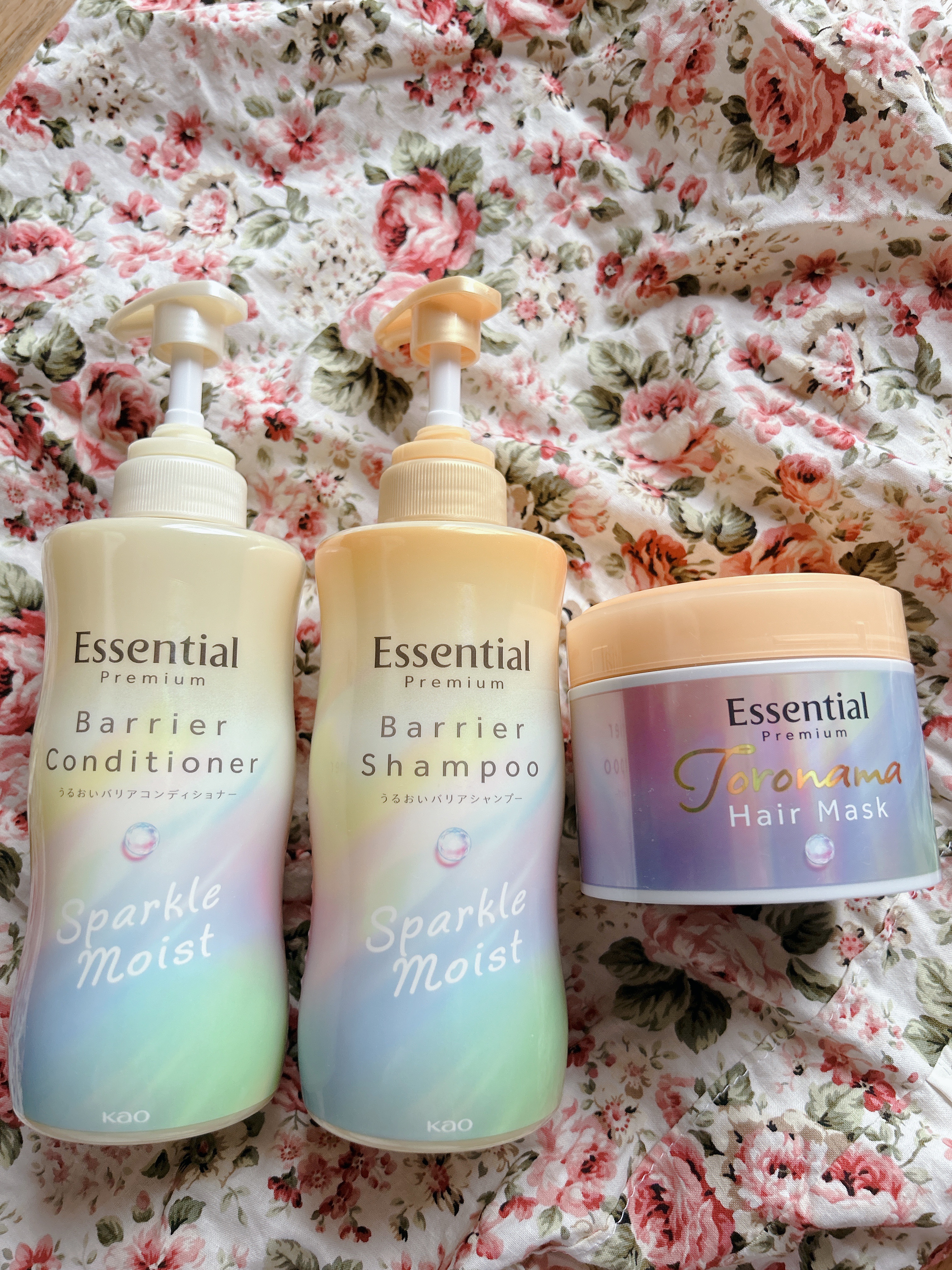 エッセンシャルプレミアム バリアシャンプー・コンディショナー スパークルモイスト/エッセンシャル/市販シャンプーを使ったクチコミ（1枚目）