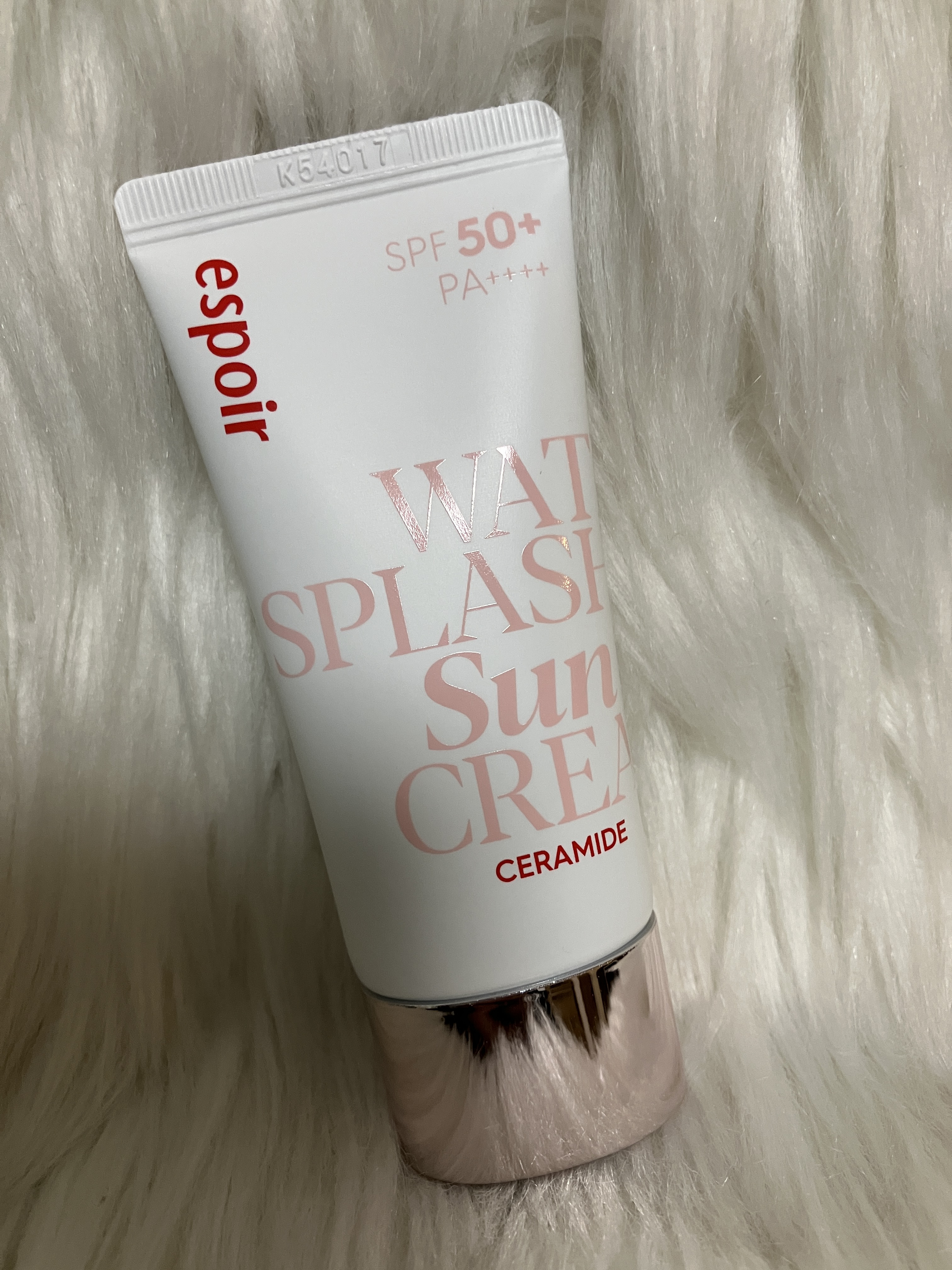 ウォータースプラッシュサンクリーム セラミド ミニ30ml/espoir/日焼け止めクリームを使ったクチコミ（1枚目）