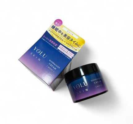 ヨル スキン オーバーナイトクリーム モイスト/YOLU/フェイスクリームを使ったクチコミ(1枚目)