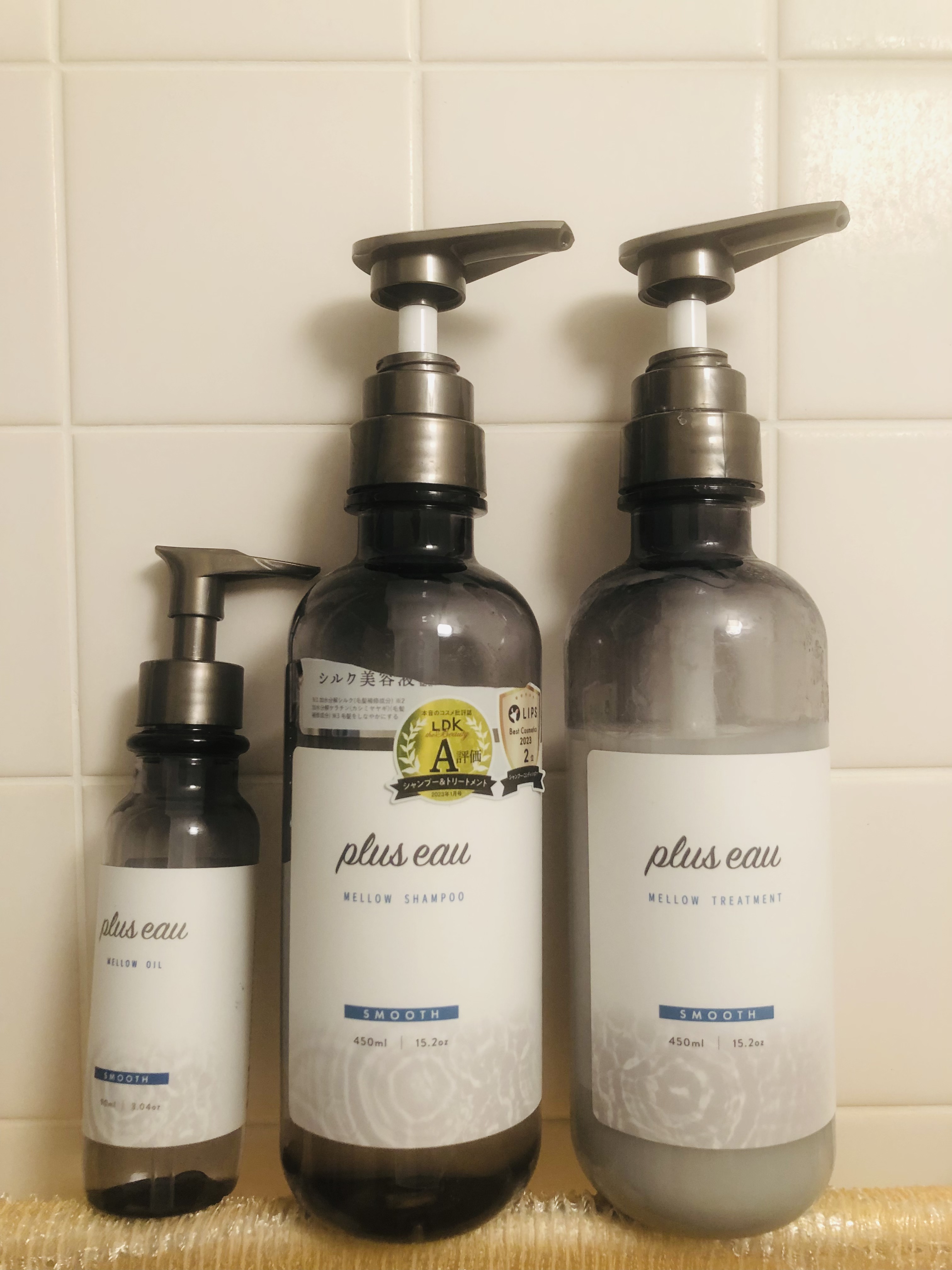 メロウシャンプー/メロウトリートメント/plus eau/市販シャンプーを使ったクチコミ（1枚目）