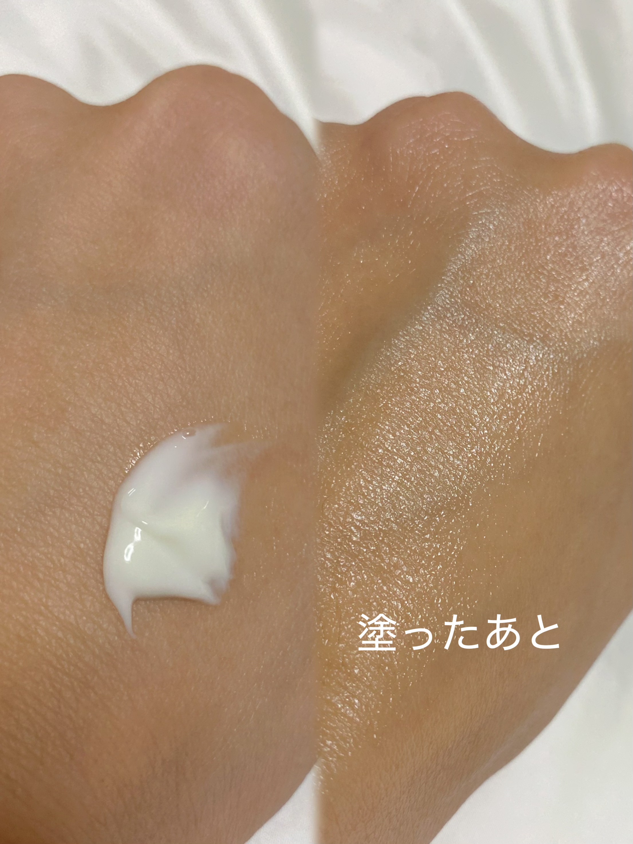 ヨル スキン オーバーナイトクリーム モイスト/YOLU/フェイスクリームを使ったクチコミ（3枚目）