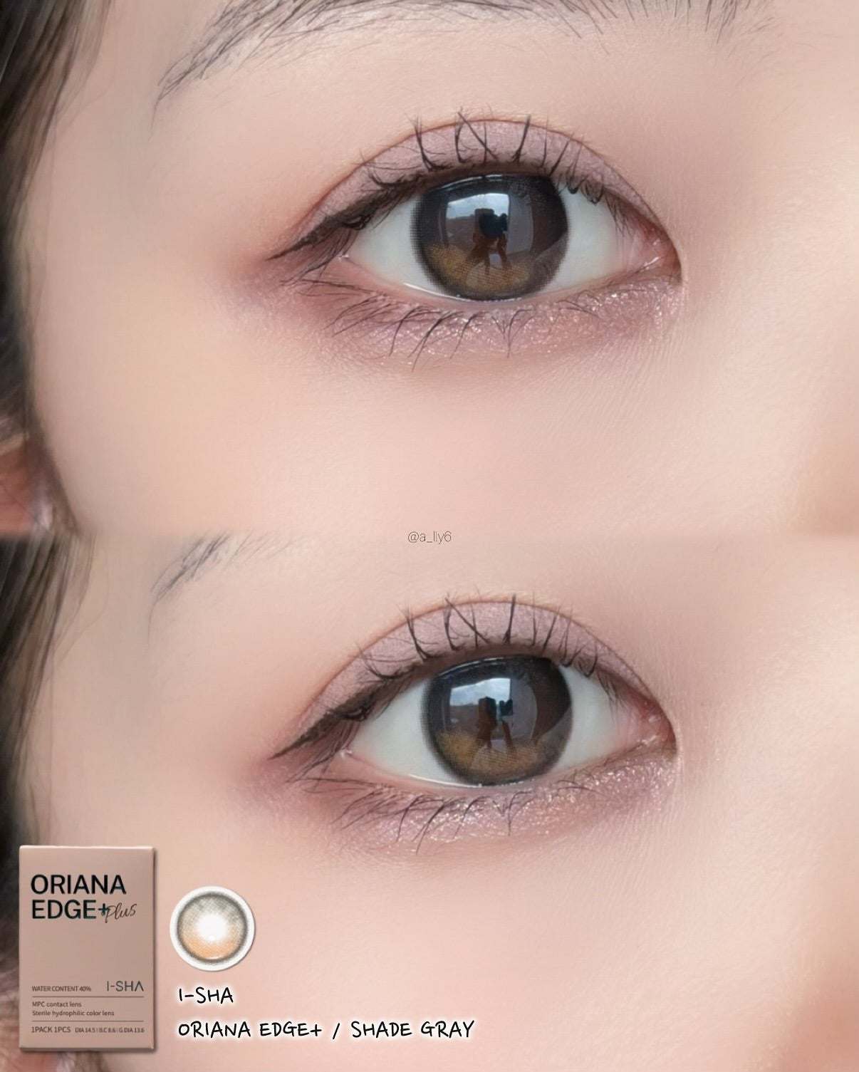 i-sha Oriana/蜜のレンズ/カラーコンタクトレンズを使ったクチコミ(2枚目)