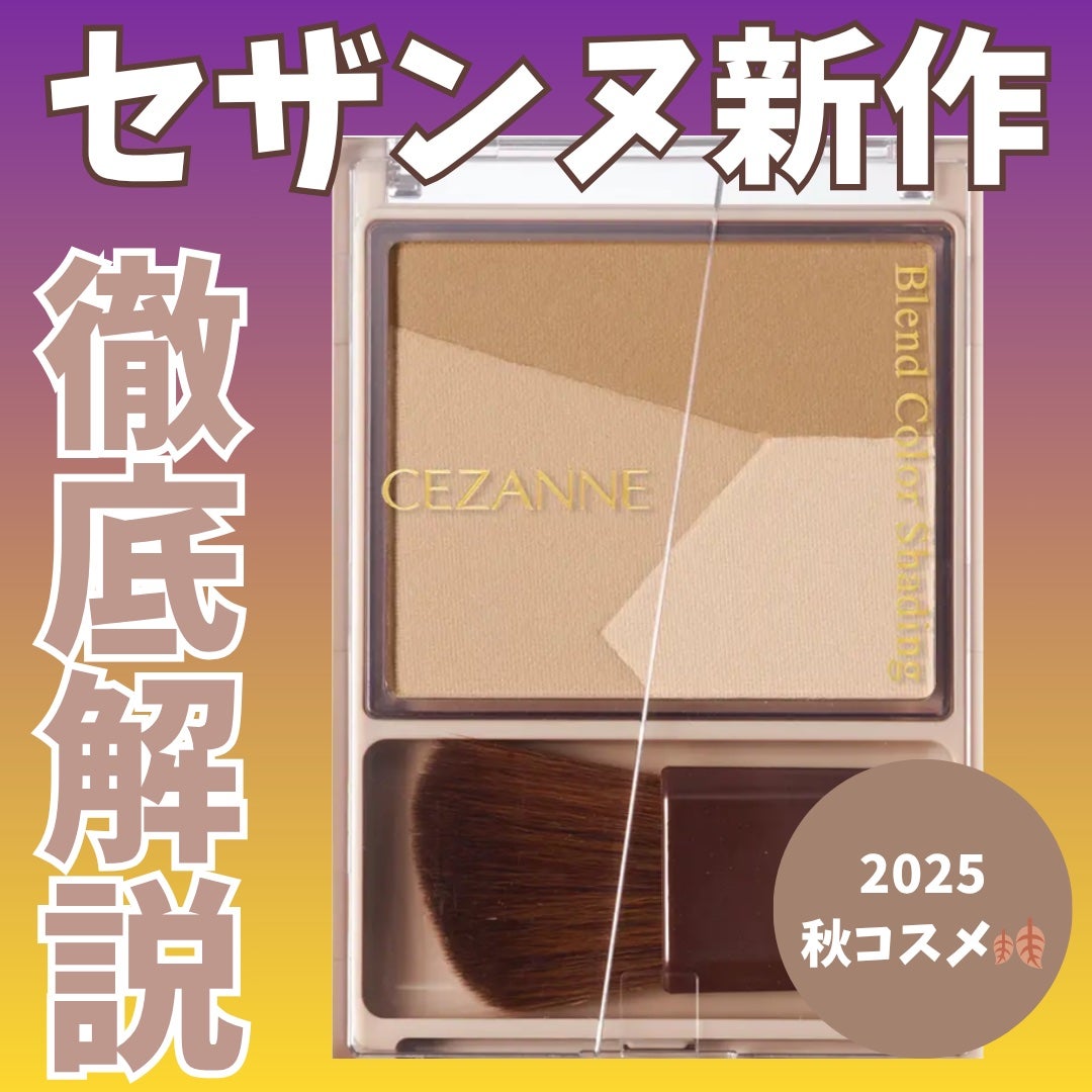 ブレンドカラーシェーディング/CEZANNE/シェーディングを使ったクチコミ(1枚目)