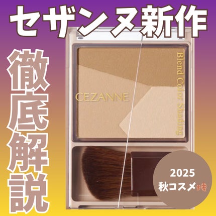 ブレンドカラーシェーディング/CEZANNE/シェーディングを使ったクチコミ(1枚目)