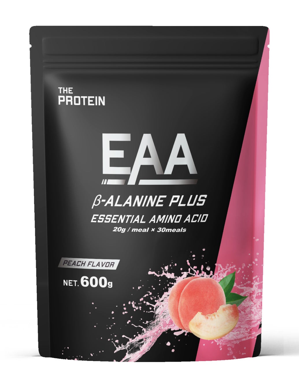 武内製薬 THE PROTEIN EAA β-ALANINE PLUS ピーチ風味（600g）
