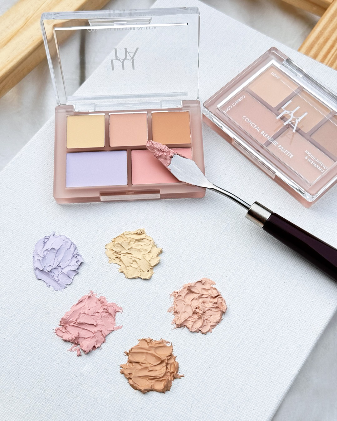 コンシールブレンダーパレット/LUNA/パレットコンシーラーを使ったクチコミ（2枚目）