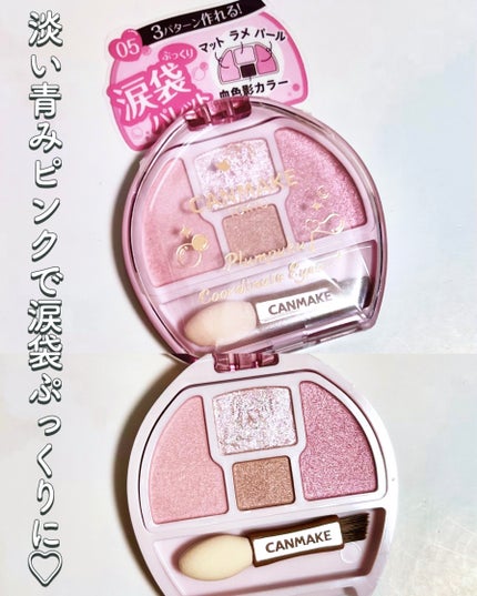 プランぷくコーデアイズ/キャンメイク/パウダーアイシャドウを使ったクチコミ(4枚目)