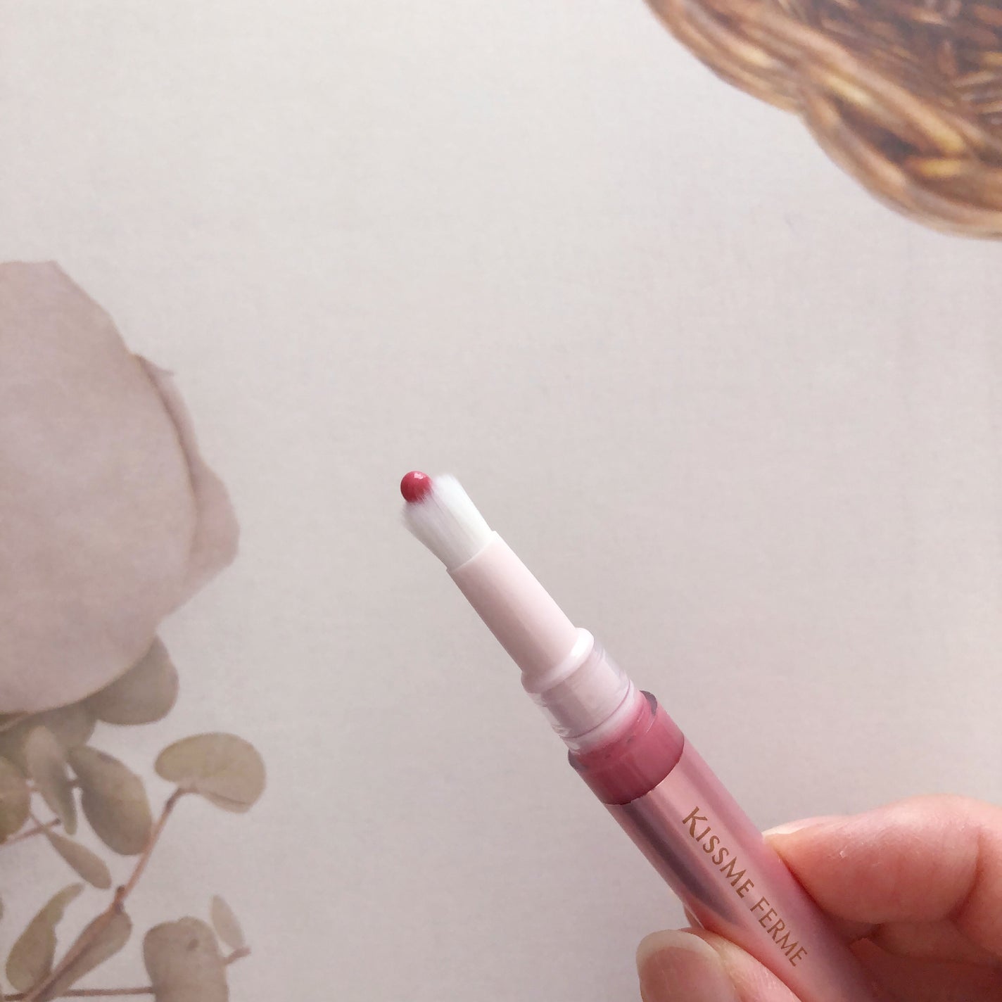 キスミー フェルム 紅筆リップグロウ/キスミー フェルム/口紅を使ったクチコミ(5枚目)