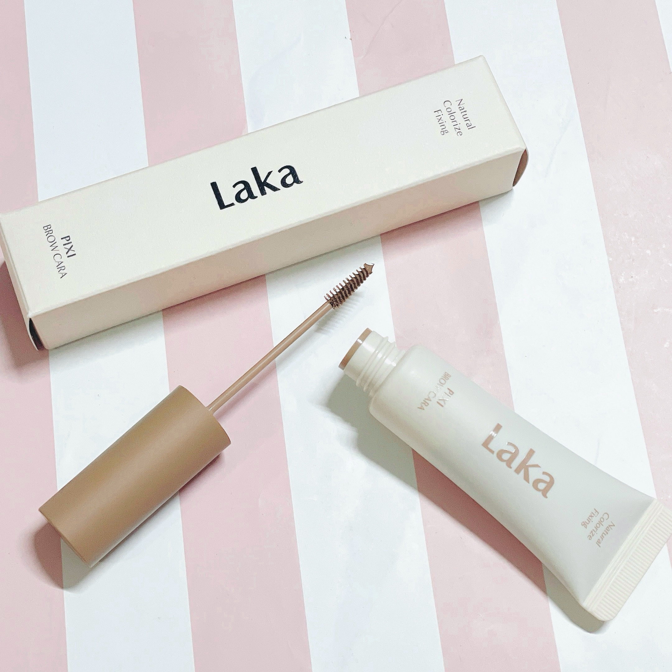 ラカ ピクシーブロウカラ/Laka/眉マスカラを使ったクチコミ（1枚目）