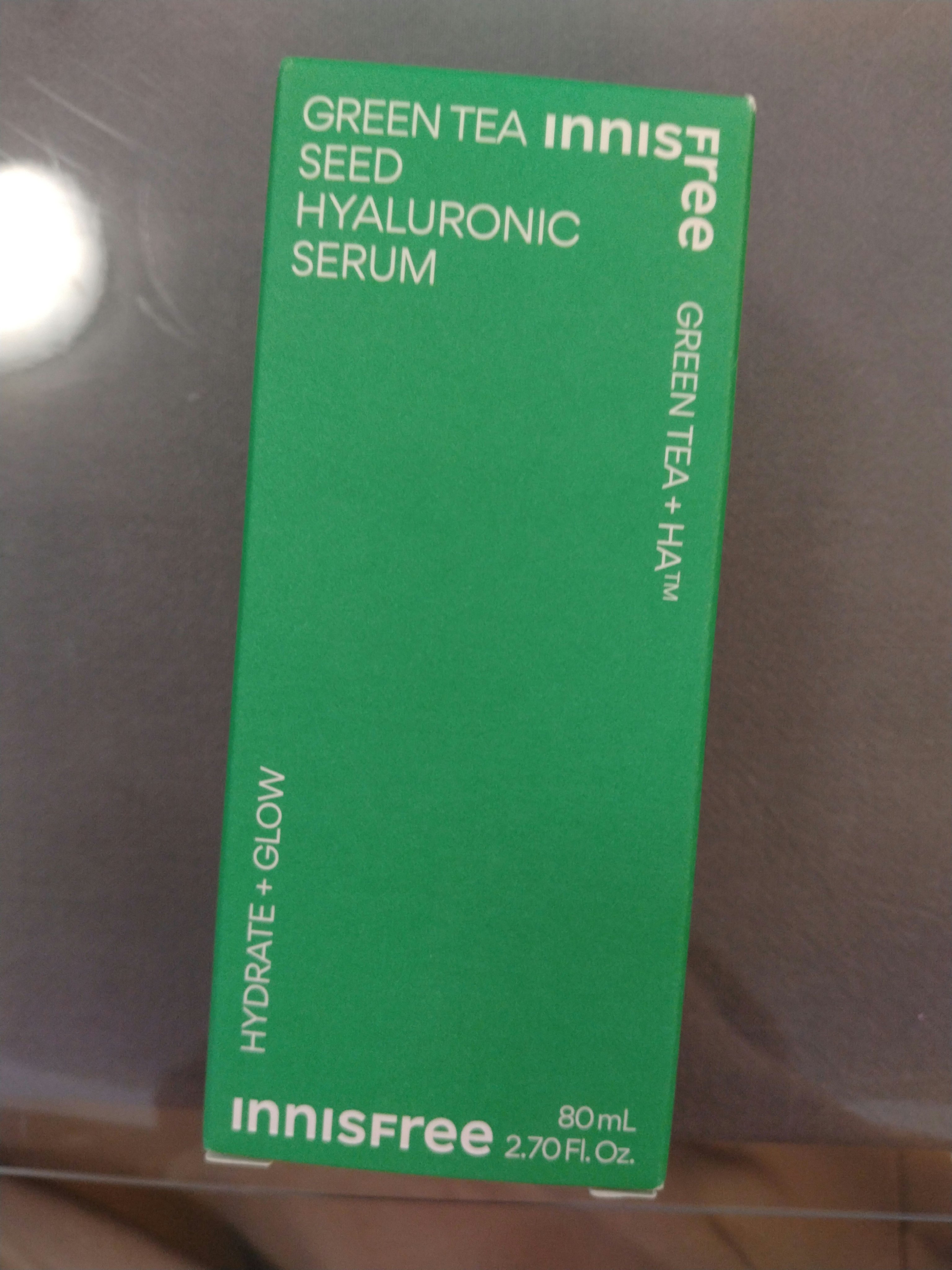 グリーンティーシード ヒアルロン セラム　/innisfree/美容液を使ったクチコミ（2枚目）