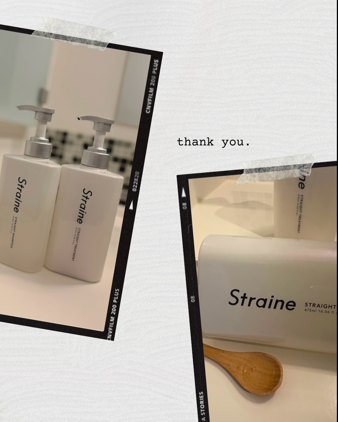 ストレートシャンプー/ストレートトリートメント ホワイトブロッサムの香り/Straine/市販シャンプーを使ったクチコミ（3枚目）