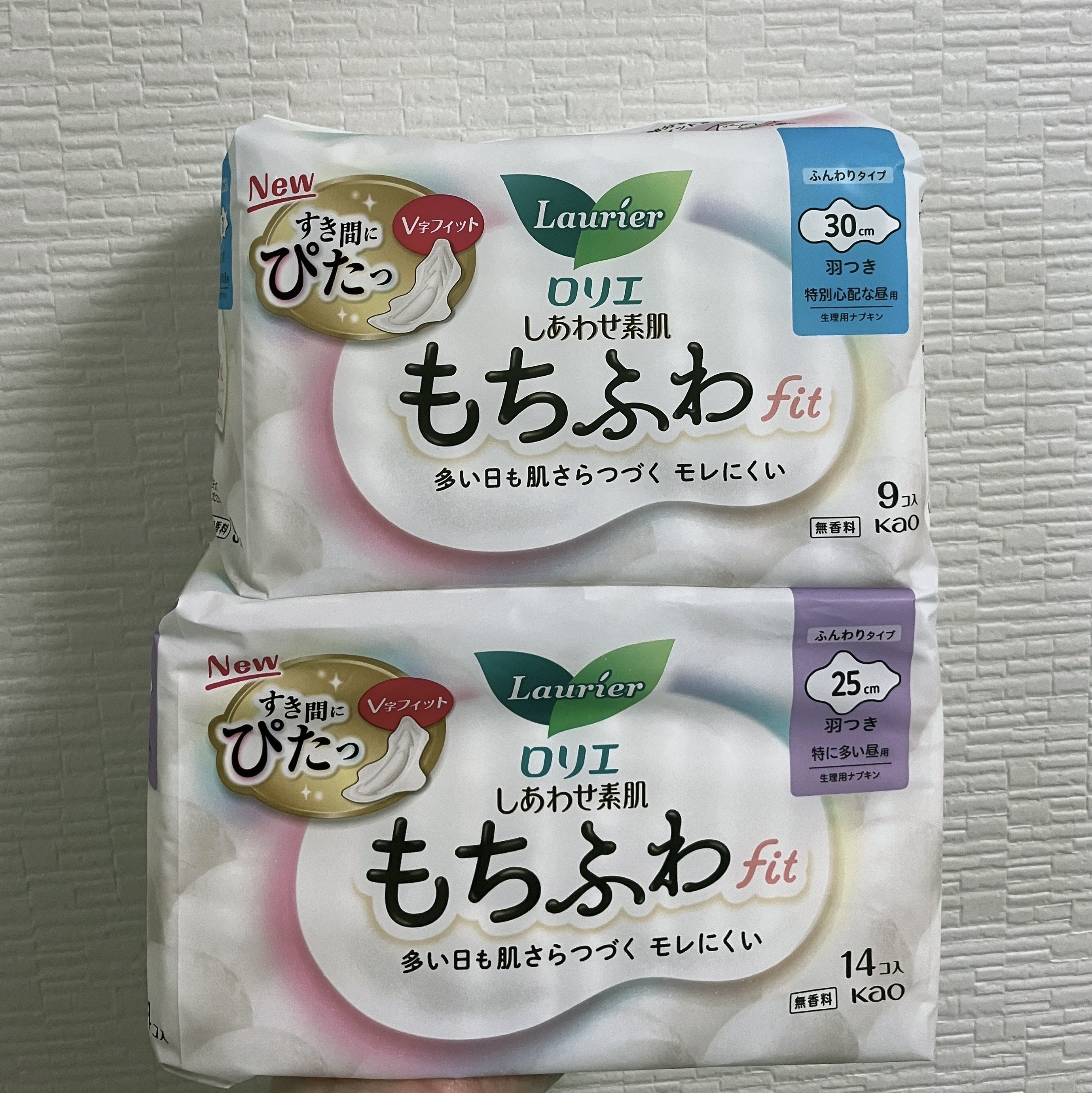 ロリエ もちふわ fit 25cm 羽つき 14コ入 (医薬部外品 )/ロリエ/ナプキンを使ったクチコミ（1枚目）