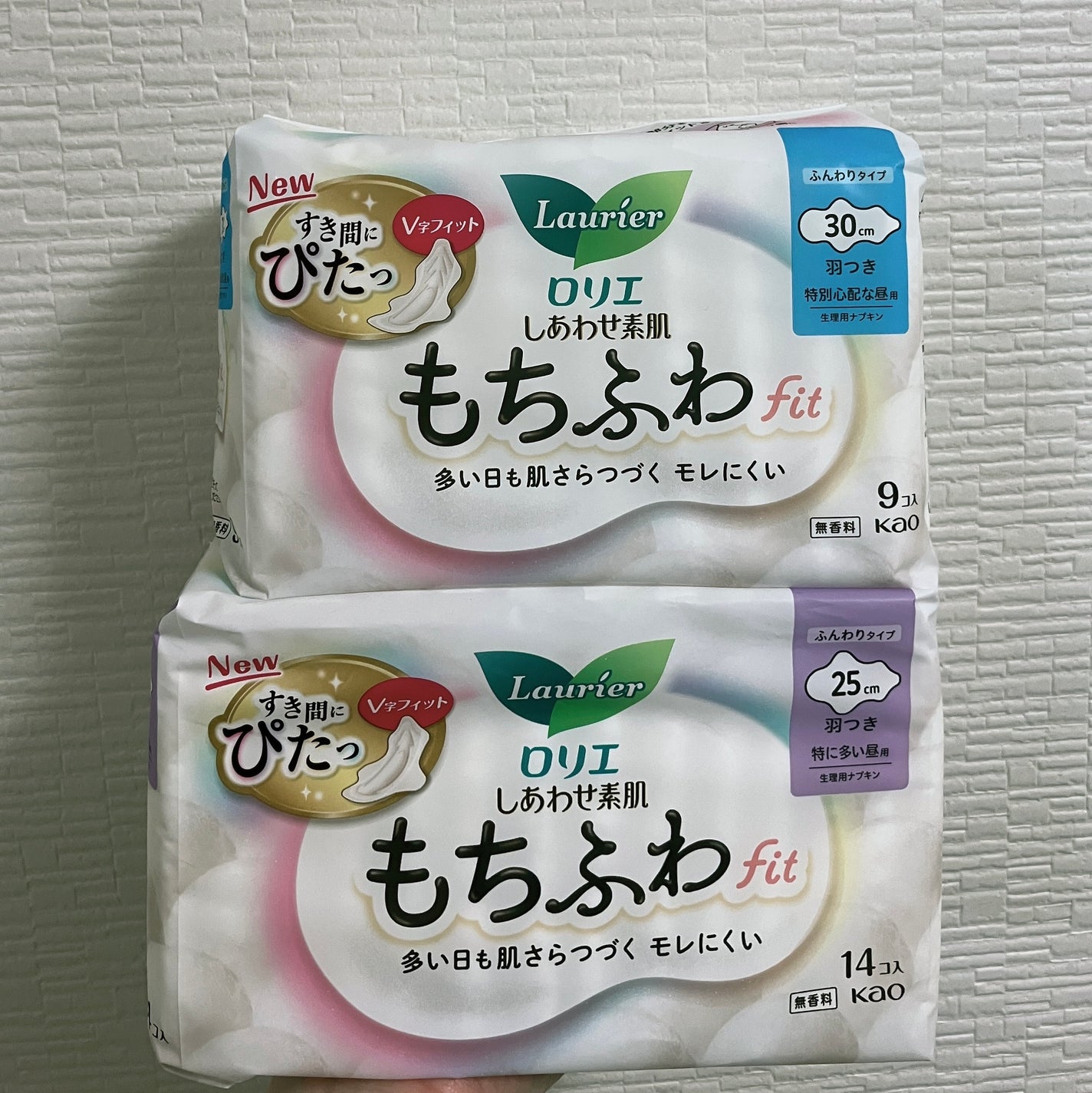 ロリエ もちふわ fit 25cm 羽つき 14コ入 (医薬部外品 )/ロリエ/ナプキンを使ったクチコミ(1枚目)