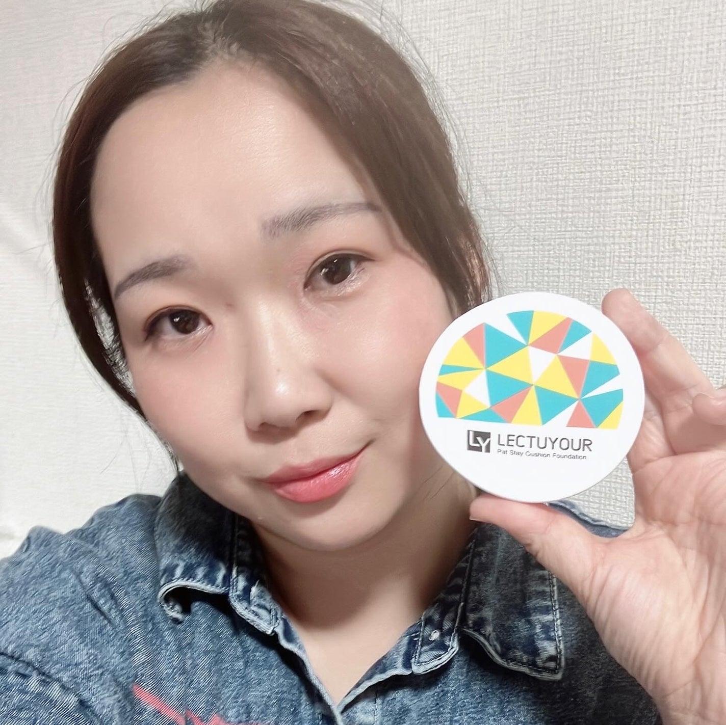 パットステイクッションファンデ/LECTUYOUR/クッションファンデーションを使ったクチコミ(4枚目)