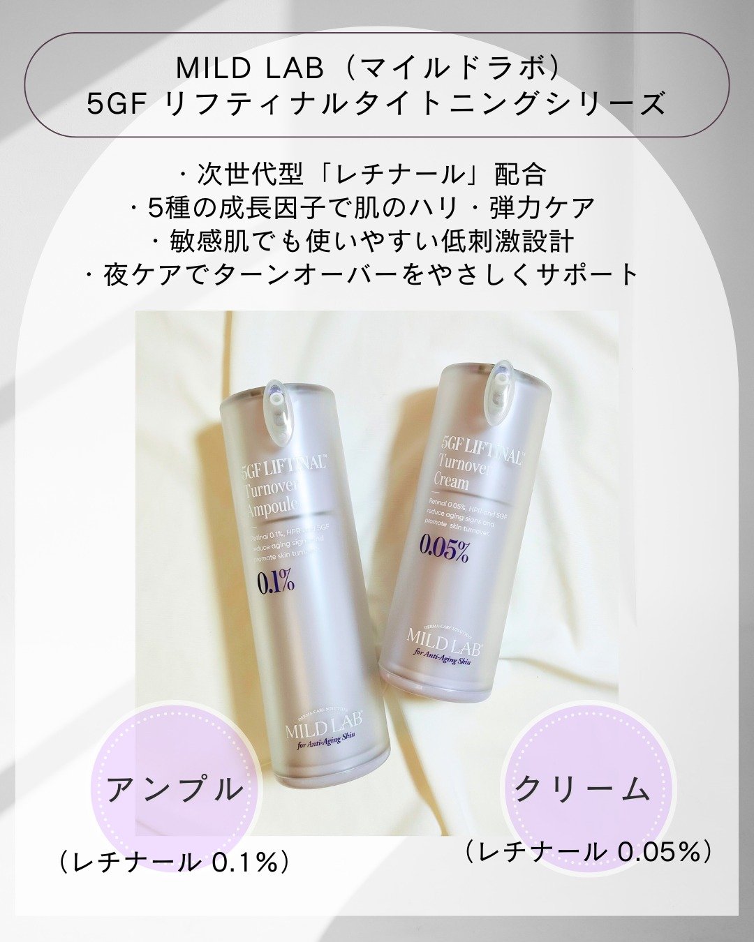 5GF リフティナル ターンオーバー 美容液/Mildlab/美容液を使ったクチコミ（2枚目）