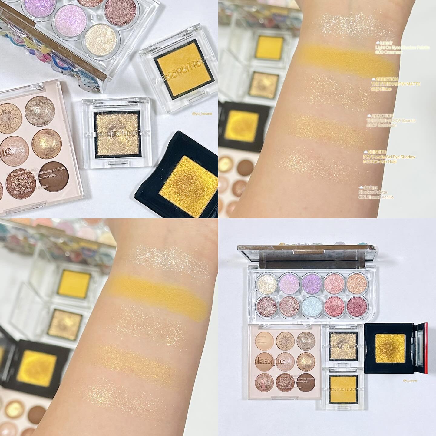 アディクション ザ アイシャドウ スパークル/ADDICTION/単色アイシャドウを使ったクチコミ（3枚目）