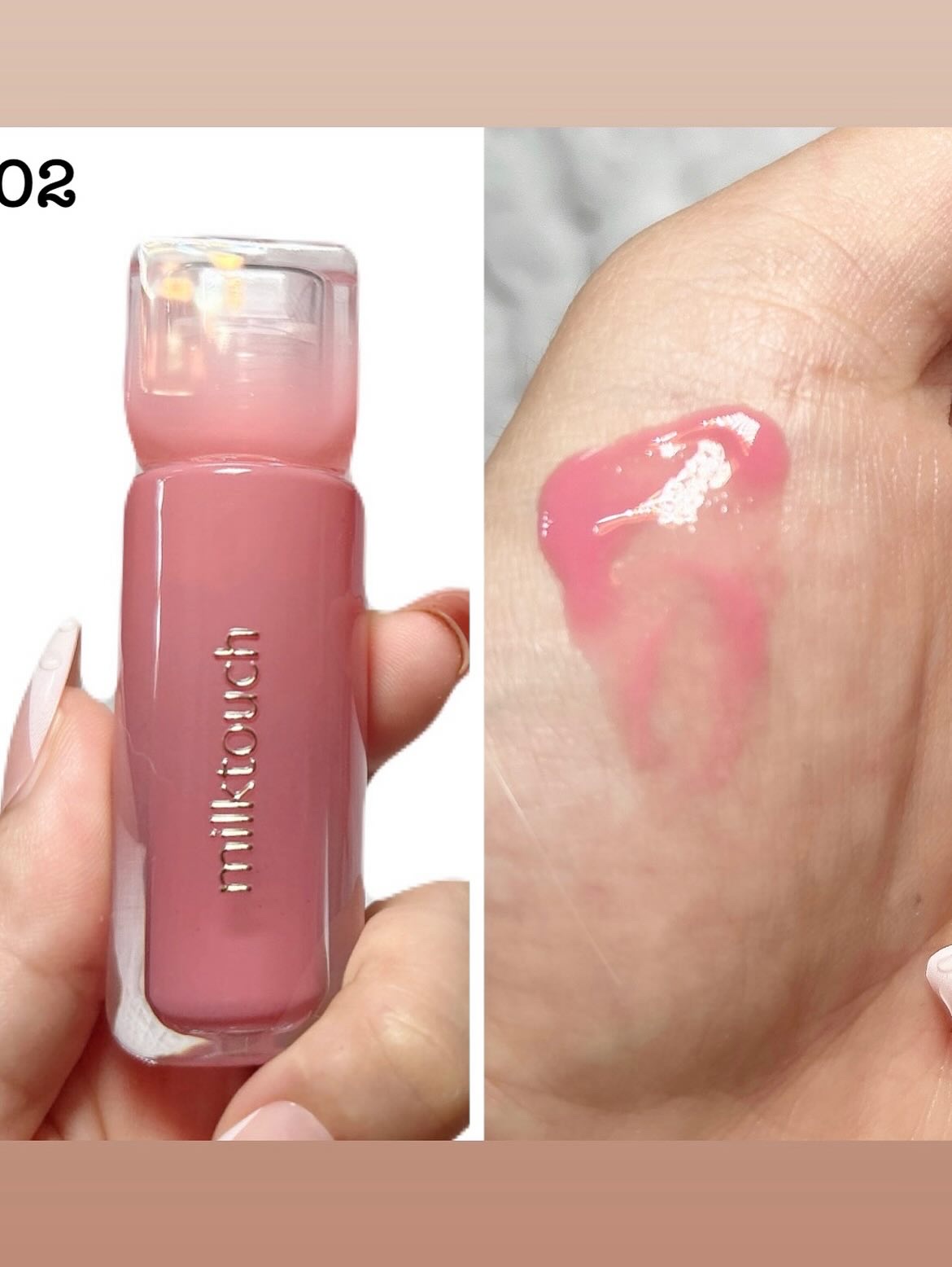 デューステインシアーリップグロス/Milk Touch/リップグロスを使ったクチコミ（2枚目）