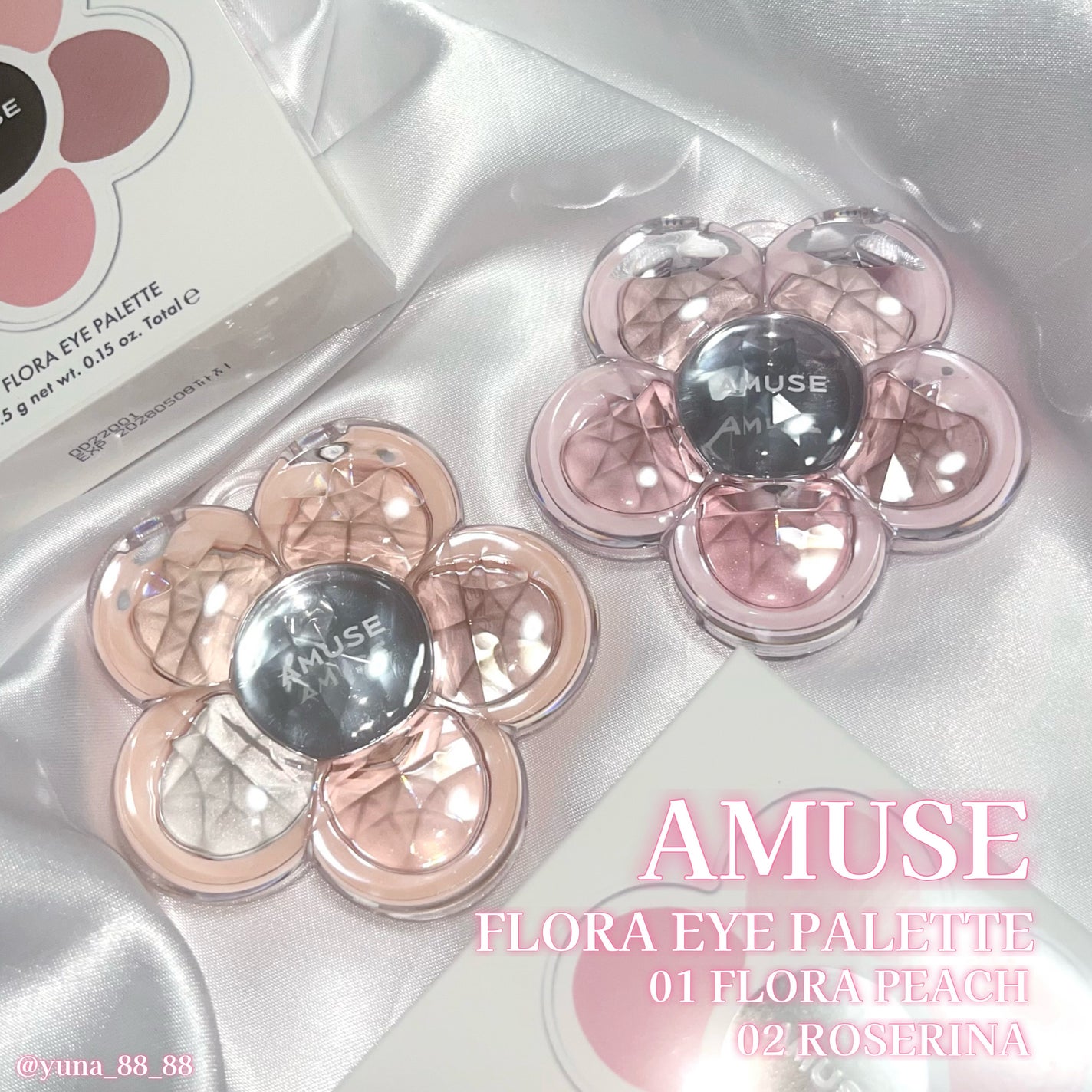 フローラアイパレット/AMUSE/アイシャドウを使ったクチコミ(2枚目)