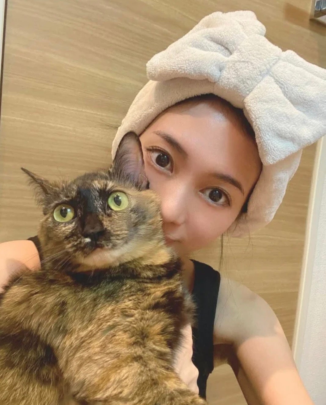 mofumo on LIPS 「「髪を守る。機能性。可愛い。↑最強のヘアターバンとタオル♡」@..」(2枚目)