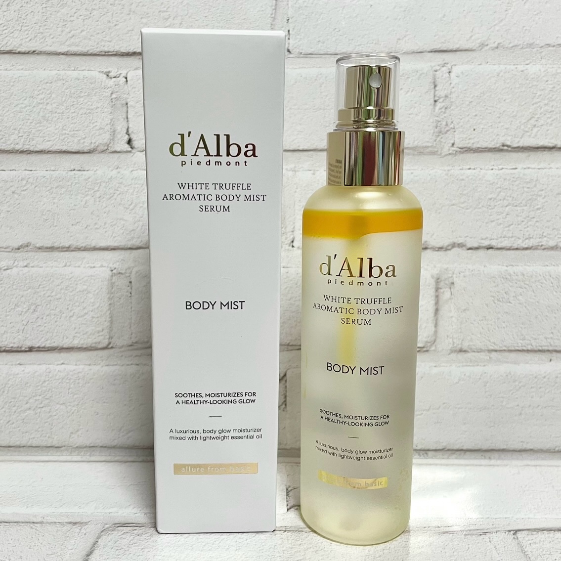 ホワイトトリュフアロマティックボディミストセラム/ダルバ/ボディオイルを使ったクチコミ（1枚目）
