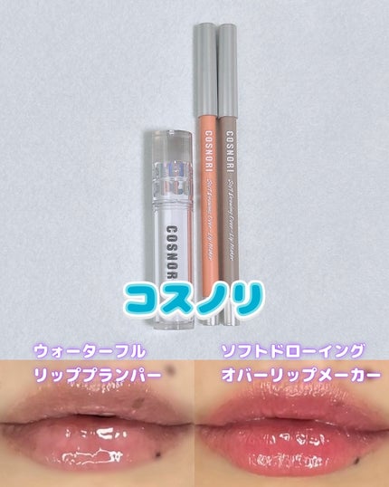 ウォーターフルリッププランパー/COSNORI/リッププランパーを使ったクチコミ(1枚目)