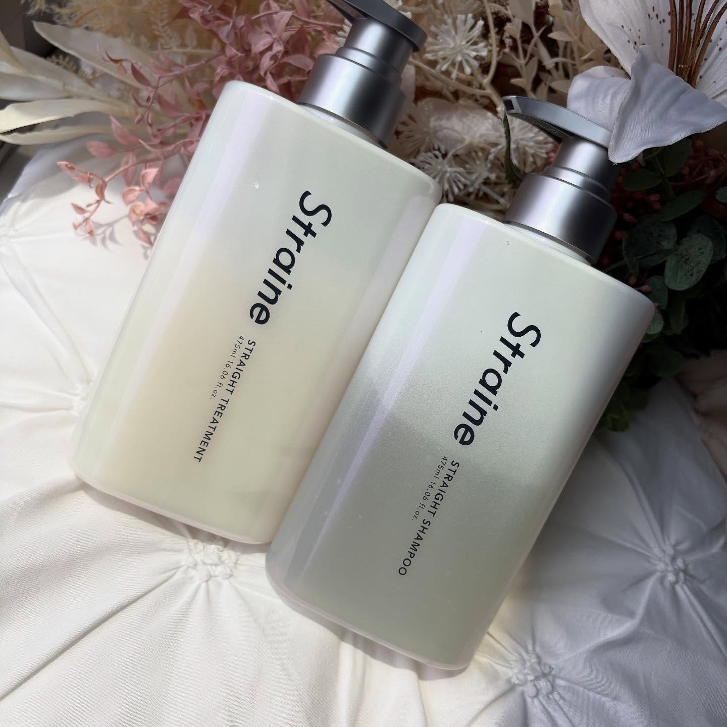 ストレートシャンプー/ストレートトリートメント ホワイトブロッサムの香り/Straine/市販シャンプーを使ったクチコミ（2枚目）