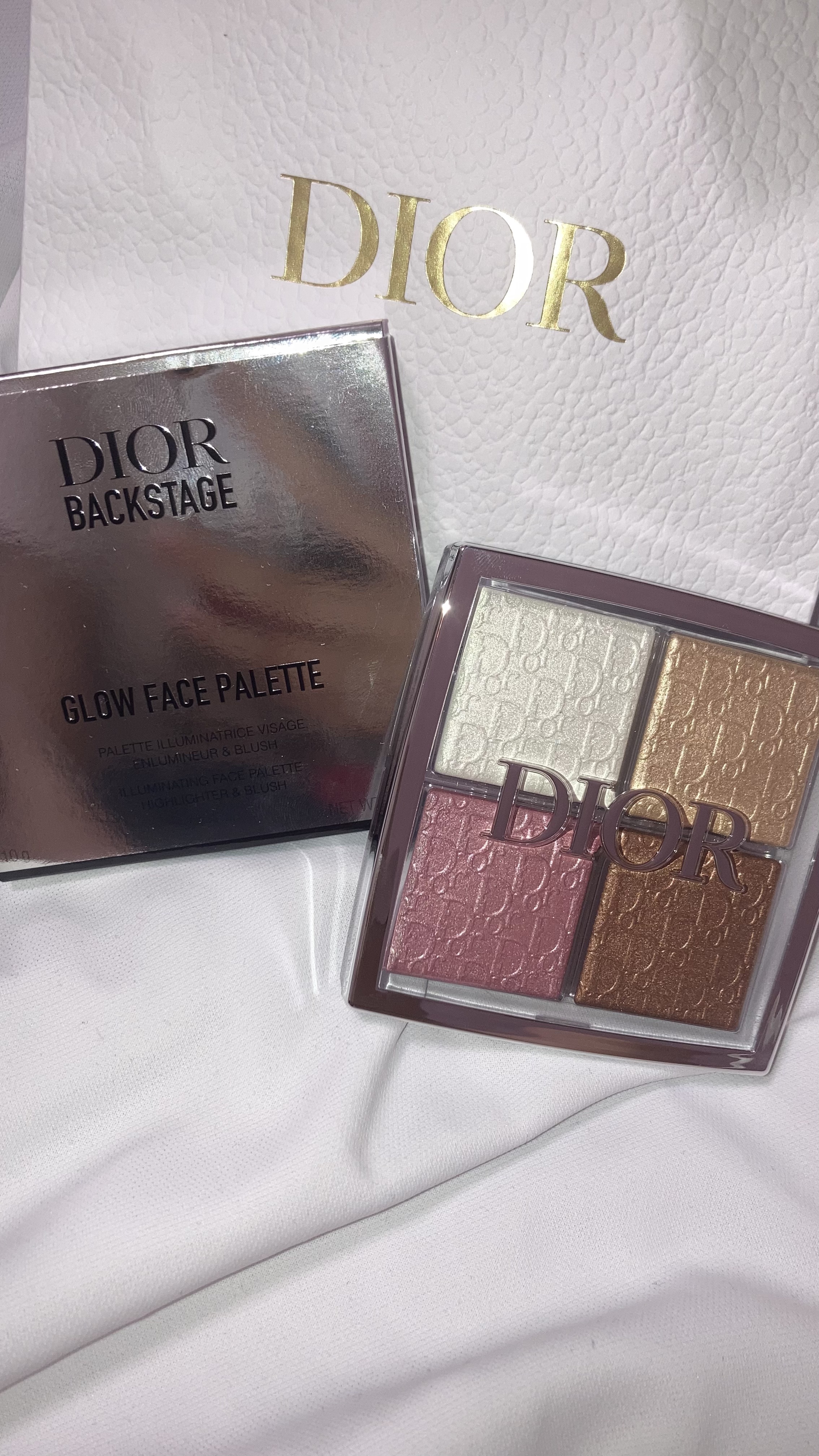 ディオール バックステージ フェイス グロウ パレット/Dior/ハイライトを使ったクチコミ（1枚目）