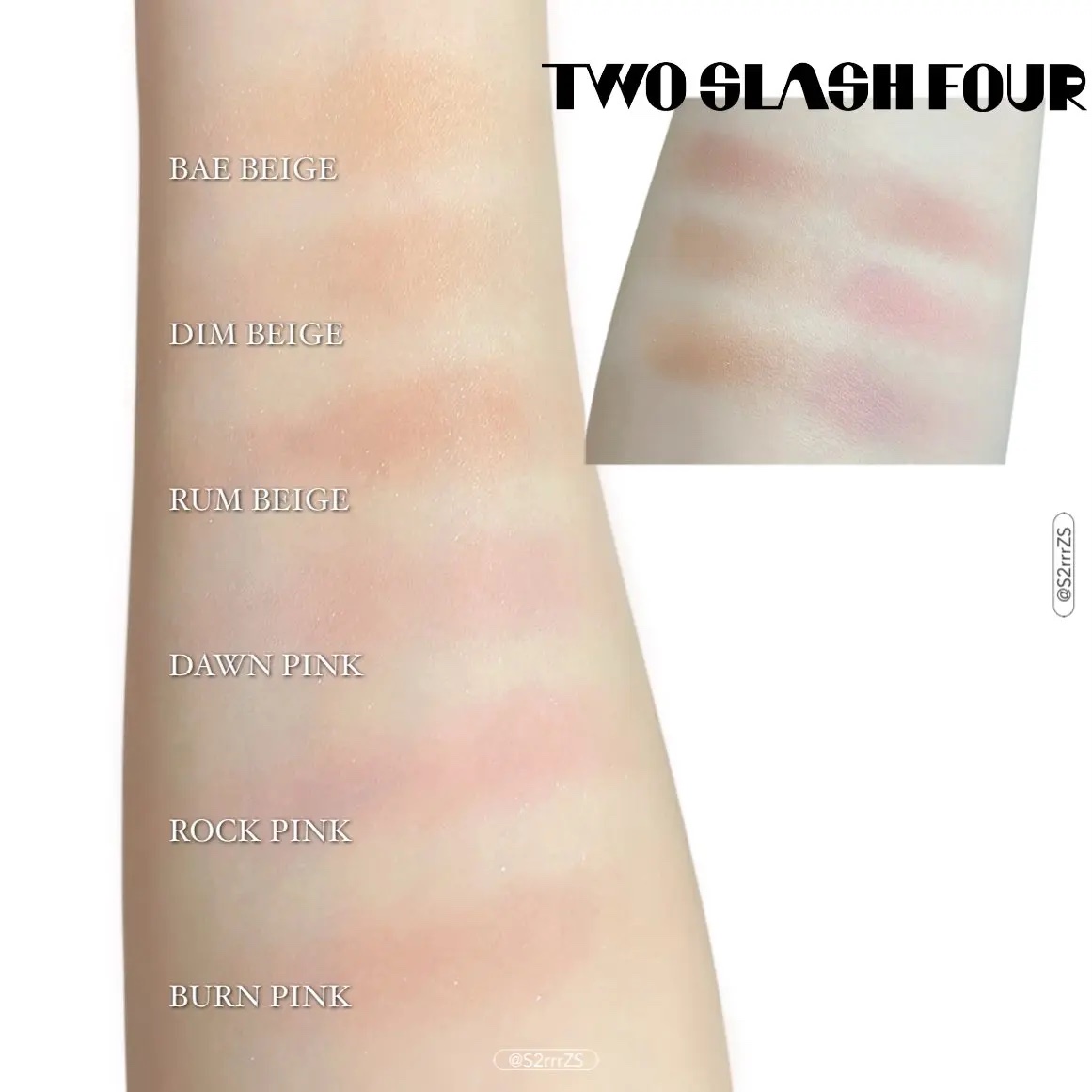 オールオーバーフェイスブラッシュ/TWO SLASH FOUR/パウダーチークを使ったクチコミ（3枚目）