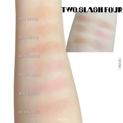 オールオーバーフェイスブラッシュ/TWO SLASH FOUR/パウダーチークを使ったクチコミ(3枚目)