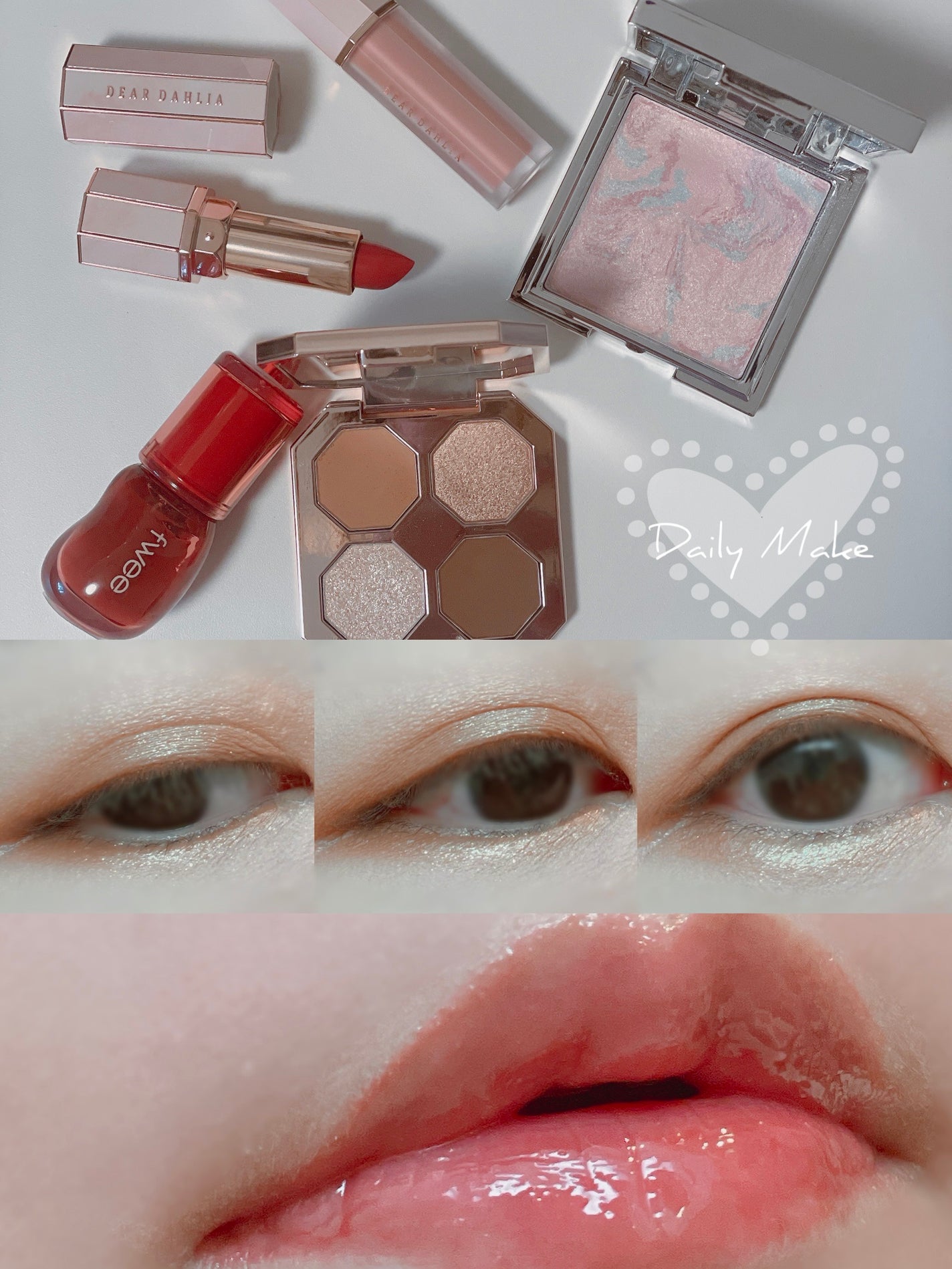 ドリームベルベットアイシャドウパレット/DEAR DAHLIA/アイシャドウパレットを使ったクチコミ(1枚目)