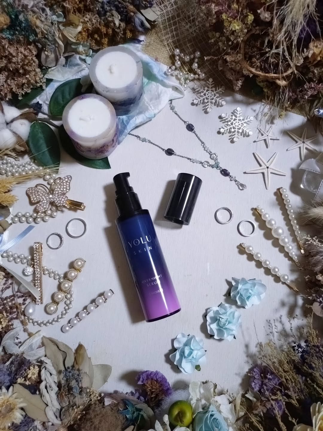 ヨル スキン オーバーナイトセラム モイスト/YOLU/美容液を使ったクチコミ（3枚目）