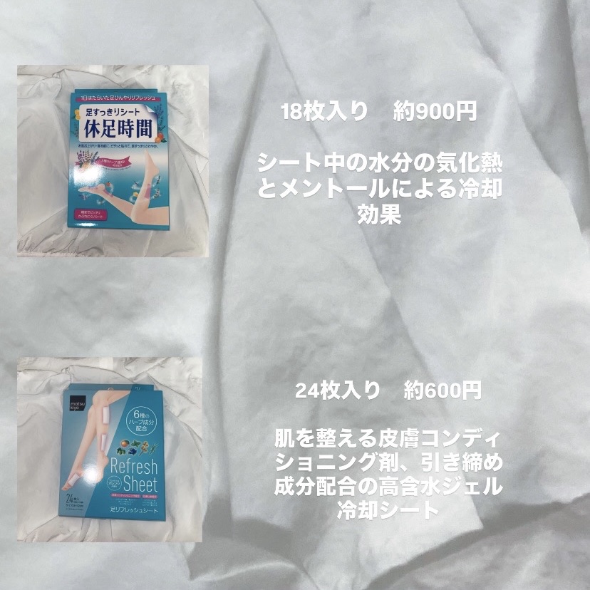 休足時間　足すっきりシート/休足時間/レッグ・フットケアを使ったクチコミ（2枚目）