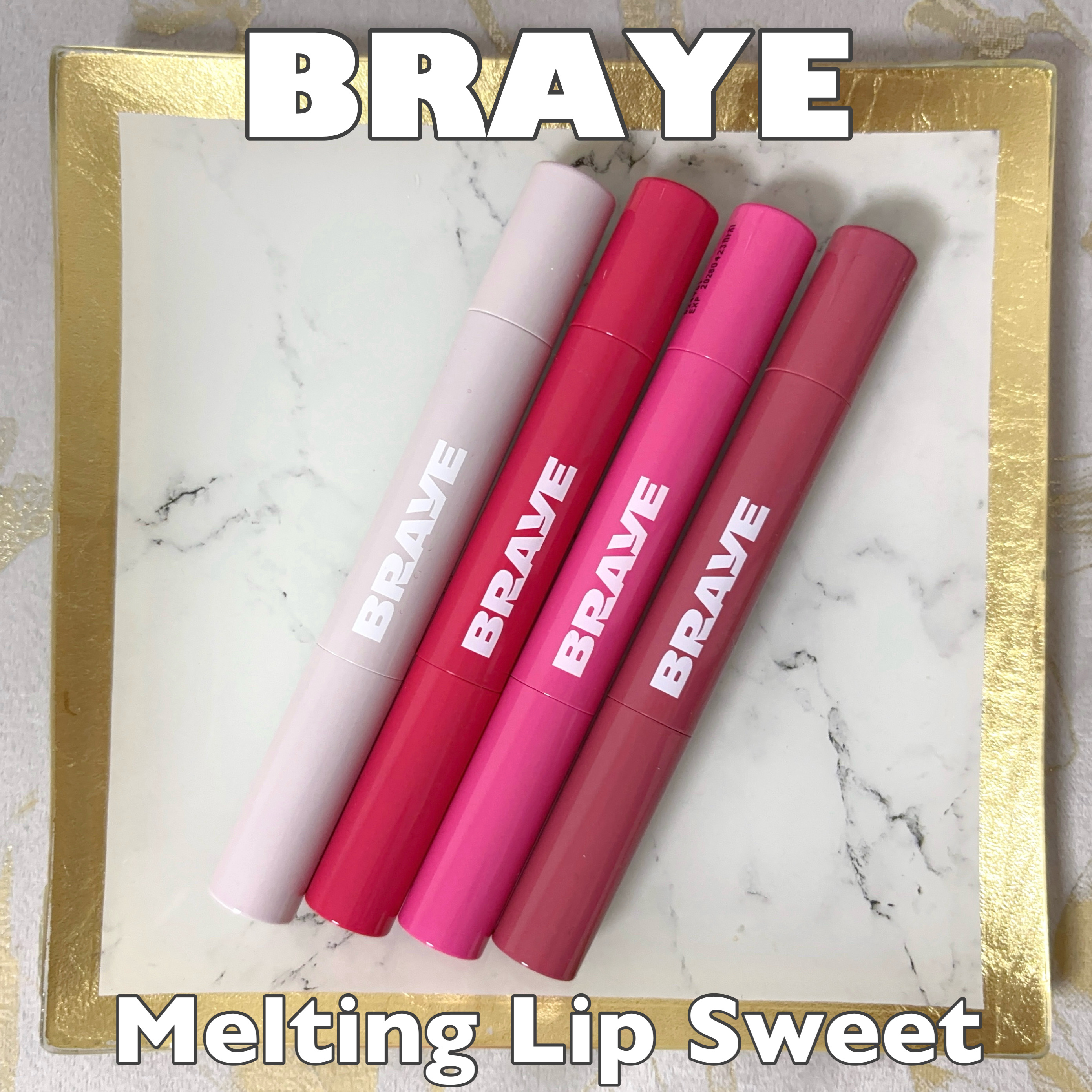 メルティングリップスウィート/BRAYE/口紅を使ったクチコミ（1枚目）