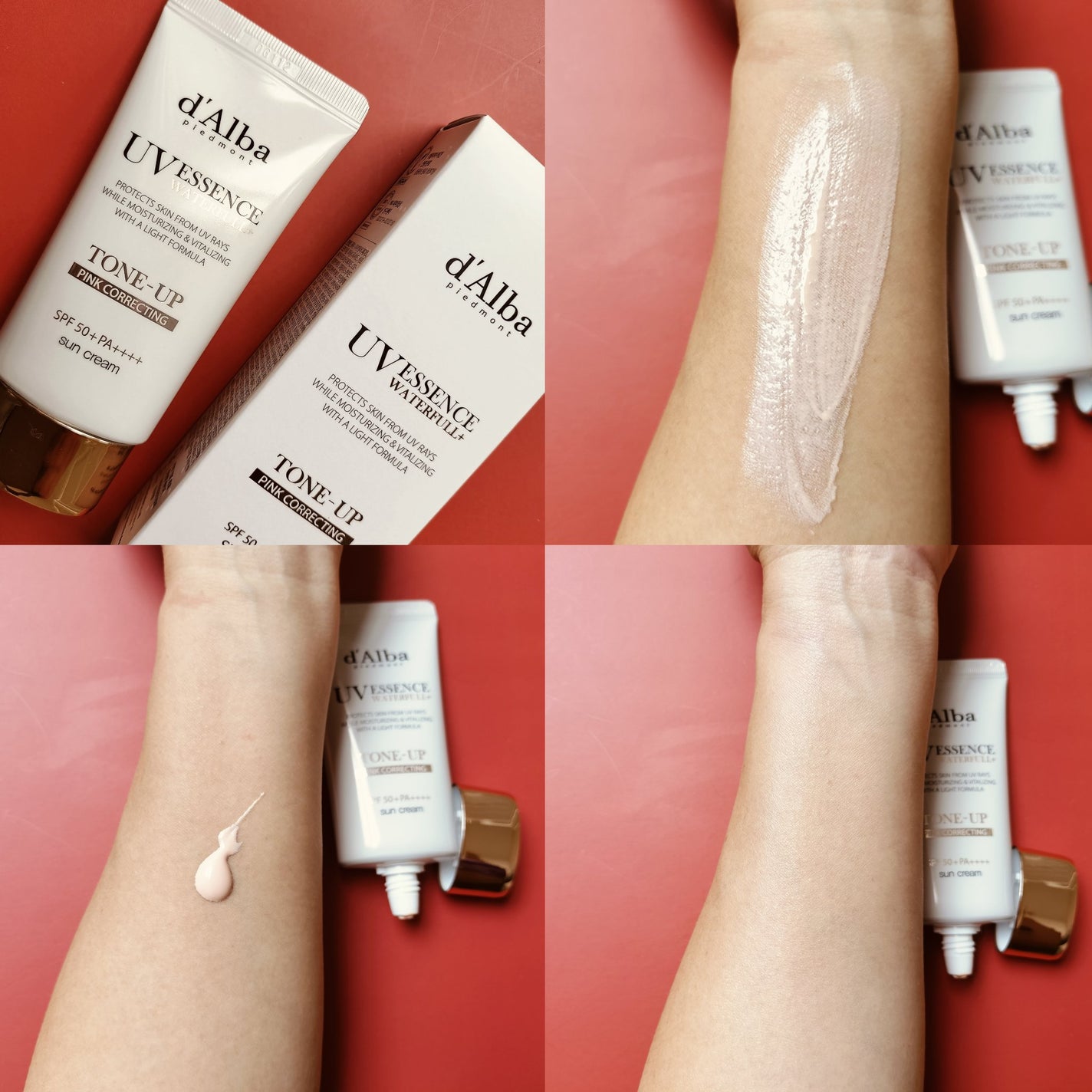 ウォータフルトーンアップサンクリーム/ダルバ/日焼け止めクリームを使ったクチコミ(2枚目)