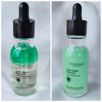 薬用 メディカル アンチヘアロスセラム/L'OCCITANE/頭皮ローションを使ったクチコミ(7枚目)