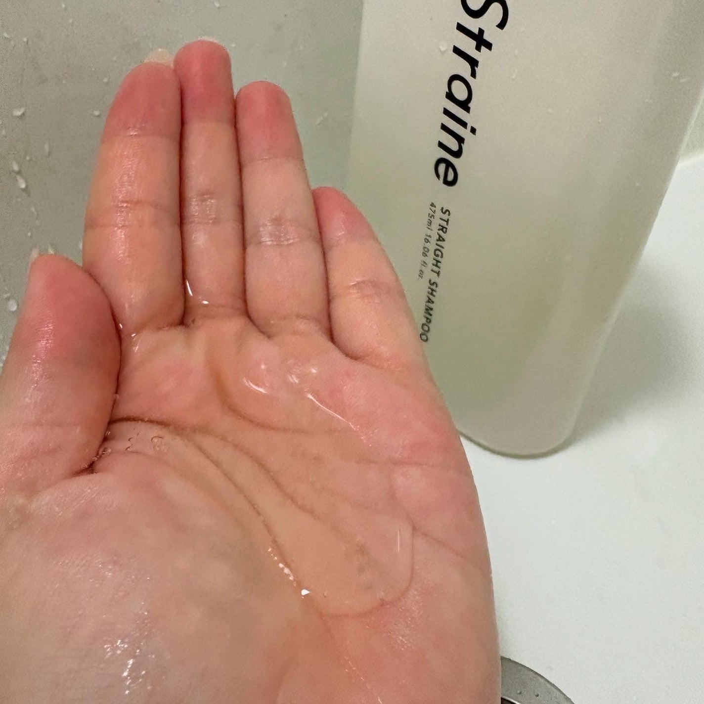 ストレートシャンプー/ストレートトリートメント ホワイトブロッサムの香り/Straine/市販シャンプーを使ったクチコミ(3枚目)