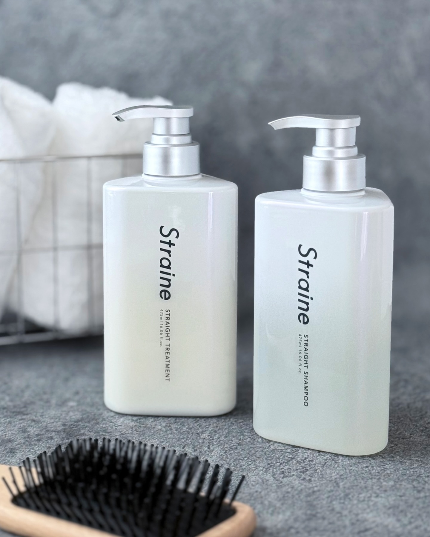 ストレートシャンプー/ストレートトリートメント ホワイトブロッサムの香り/Straine/市販シャンプーを使ったクチコミ（1枚目）