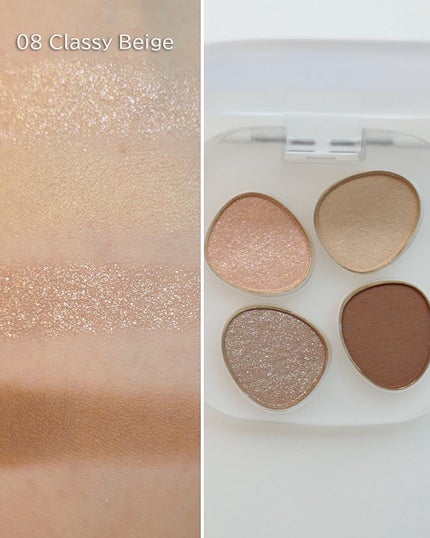 トーン ペタル フロート アイパレット/to/one/アイシャドウパレットを使ったクチコミ(5枚目)