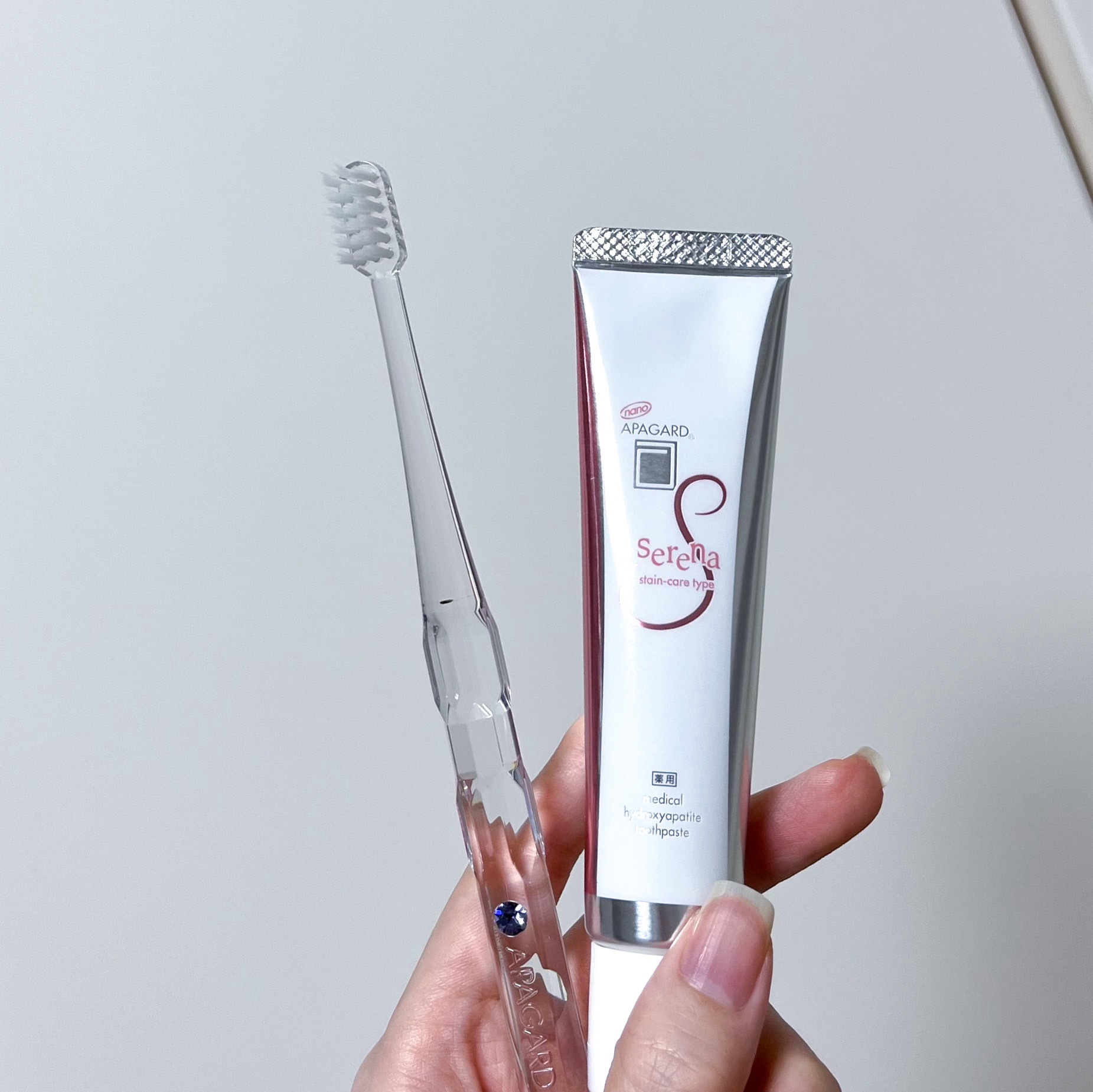 アパガードクリスタル歯ブラシ/アパガード/歯ブラシを使ったクチコミ（2枚目）
